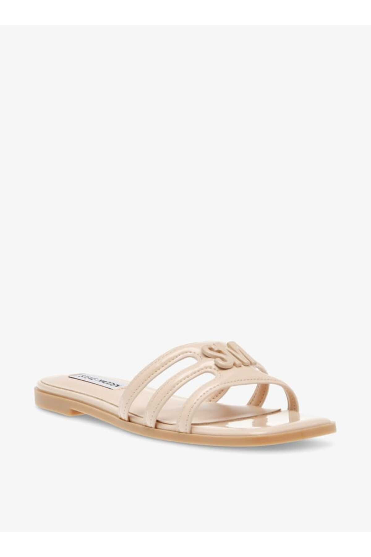 Steve Madden-Women's Solid Slip-On Flat Sandals 1