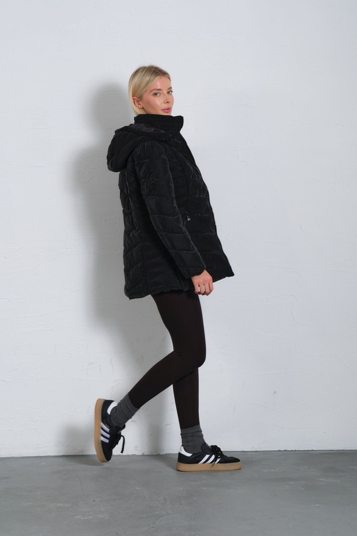 Maule-Anorak Soft Micro Coat pentru femei, cu glugă detașabilă, hidrofugă, cu fixare laterală @Manas 3