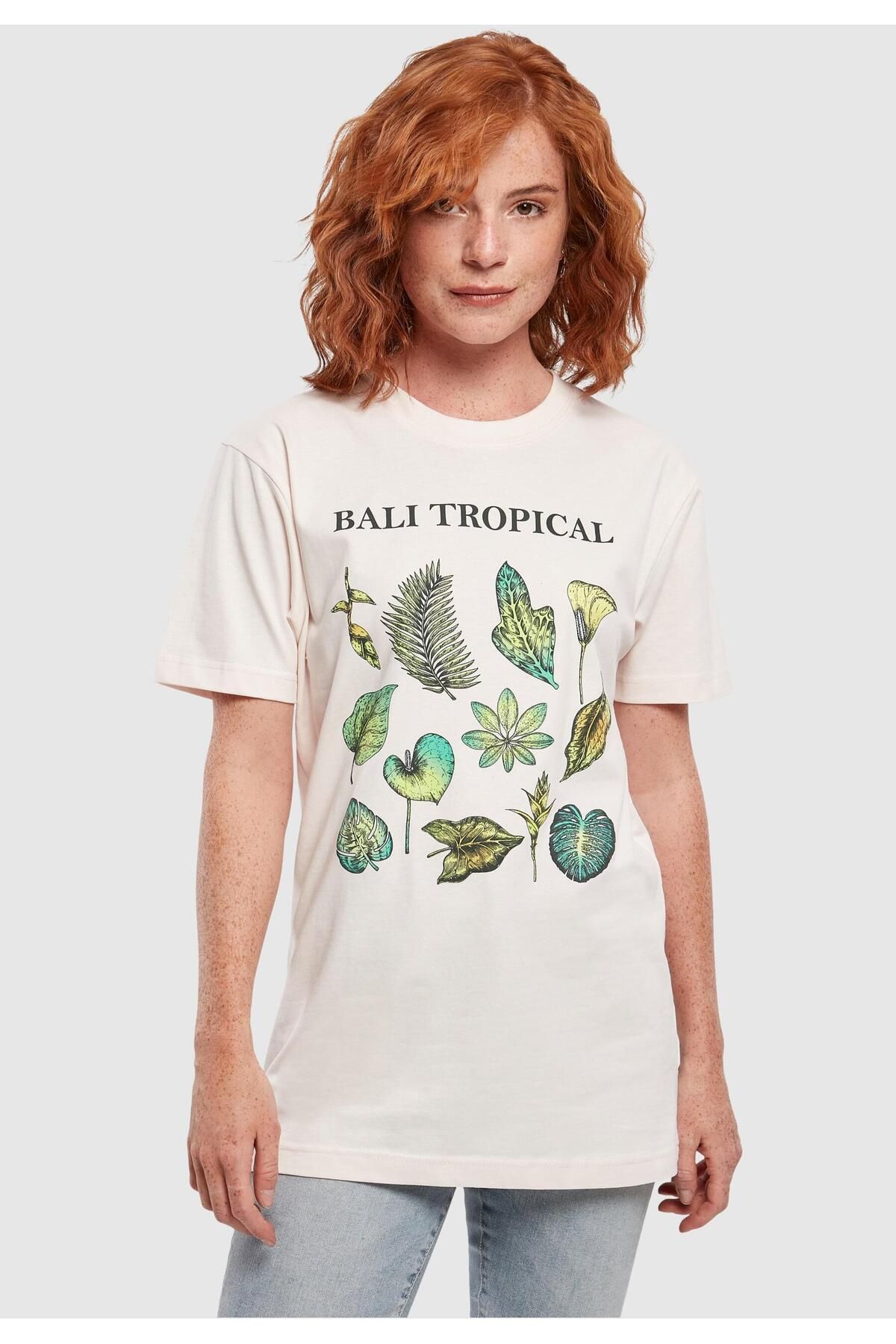 Mister Tee-Damen Ladies Bali Tropical Tee 3