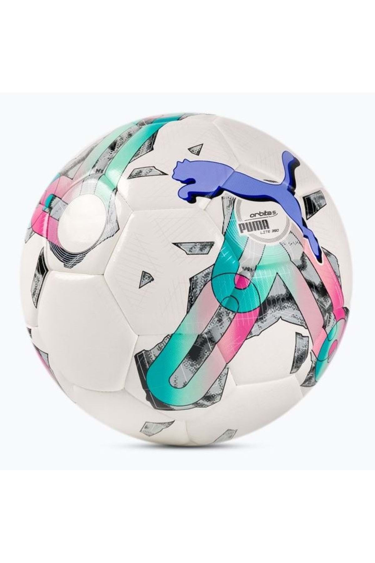 توپ فوتبال 083784 01 ORBITA 5 HYB LITE 350 NUMBER FOOTBALL BALL سفید Puma