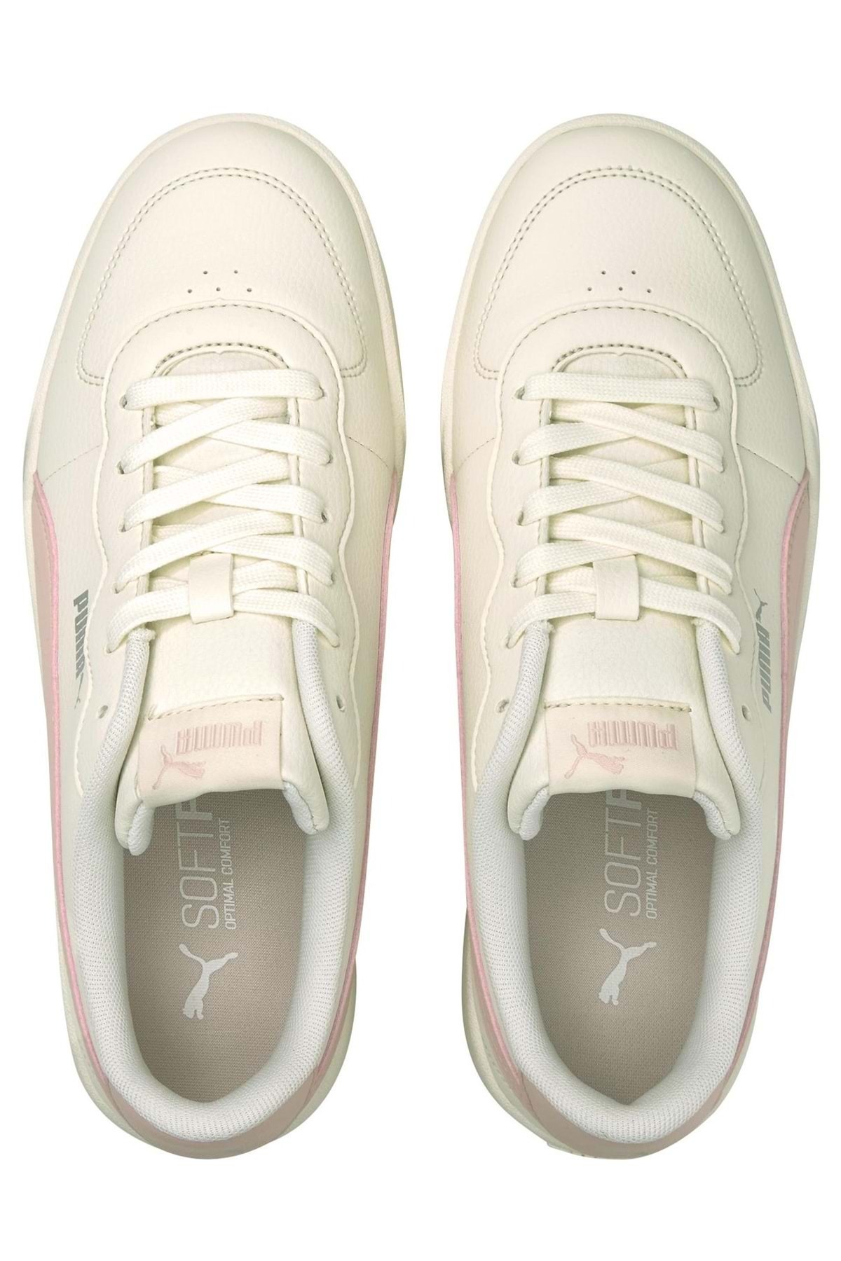 Puma Skye Clean 380147-04 Unisex Spor Ayakkabı BEJ görsel 6