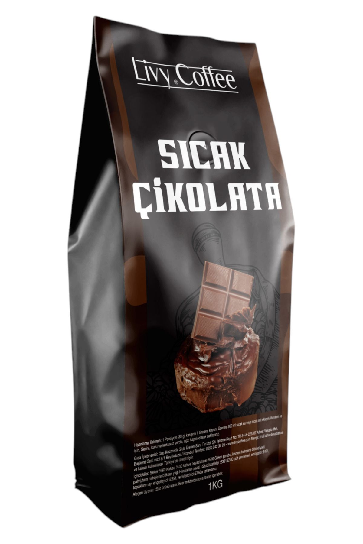 Livy Coffee Sıcak Çikolata Hot Chocolate 1000g