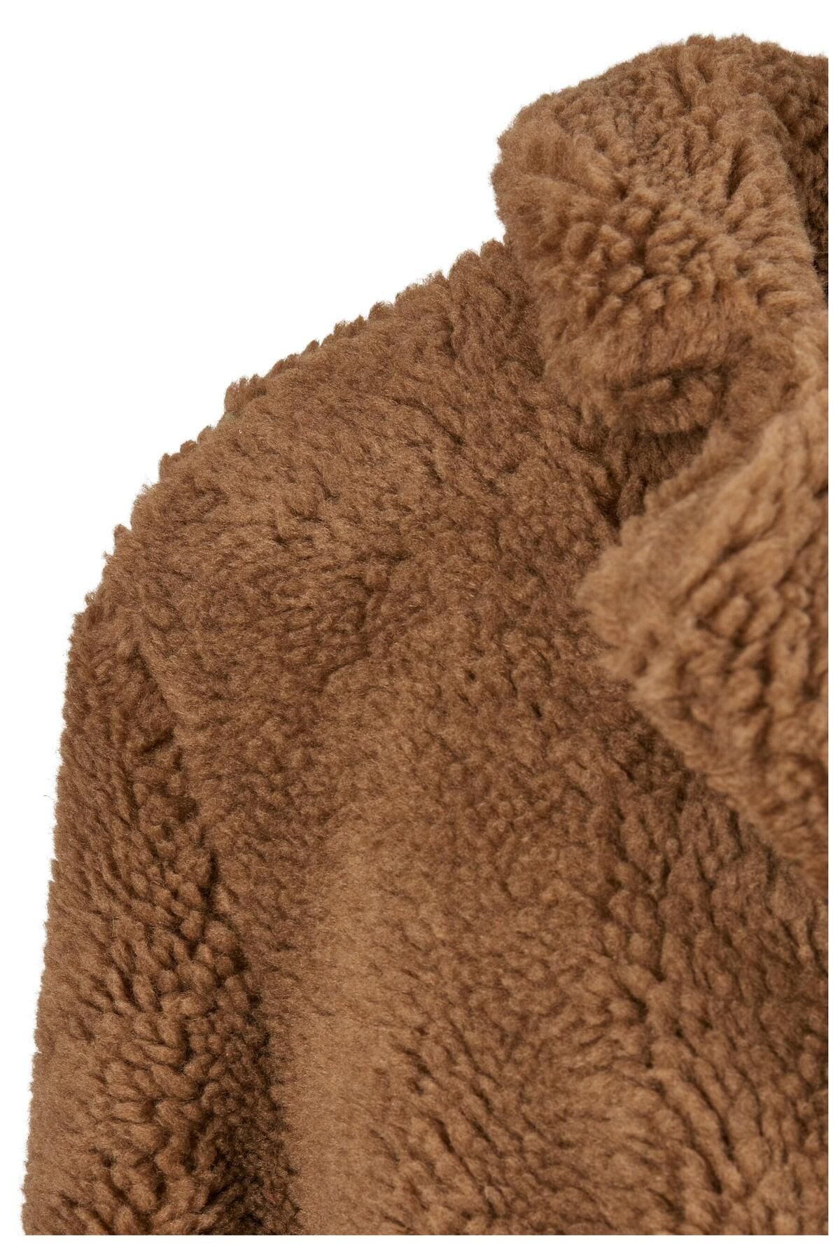 Urban Classics-Damen Oversized Sherpa Coat 4