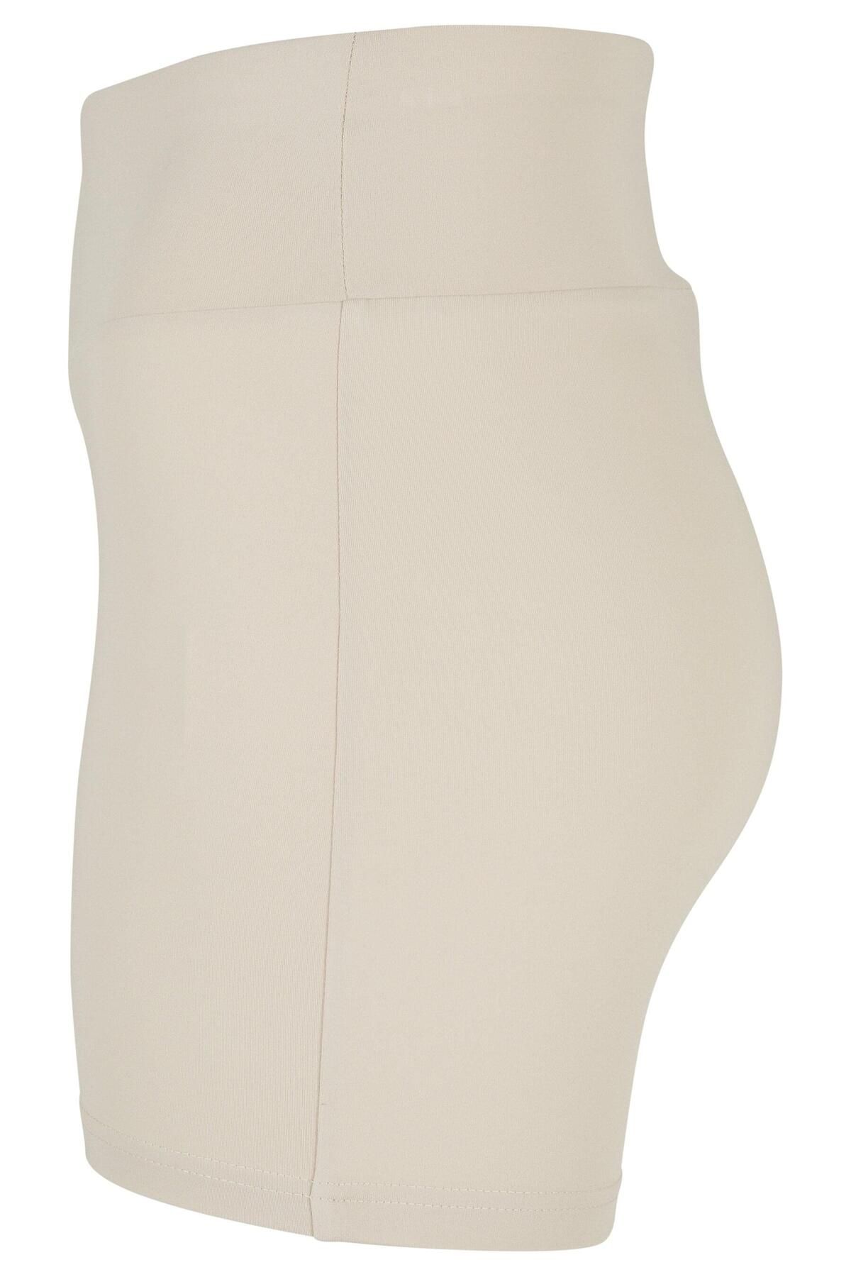 Urban Classics-Damen Ladies Recycled High Waist Cycle Hot Pants 3