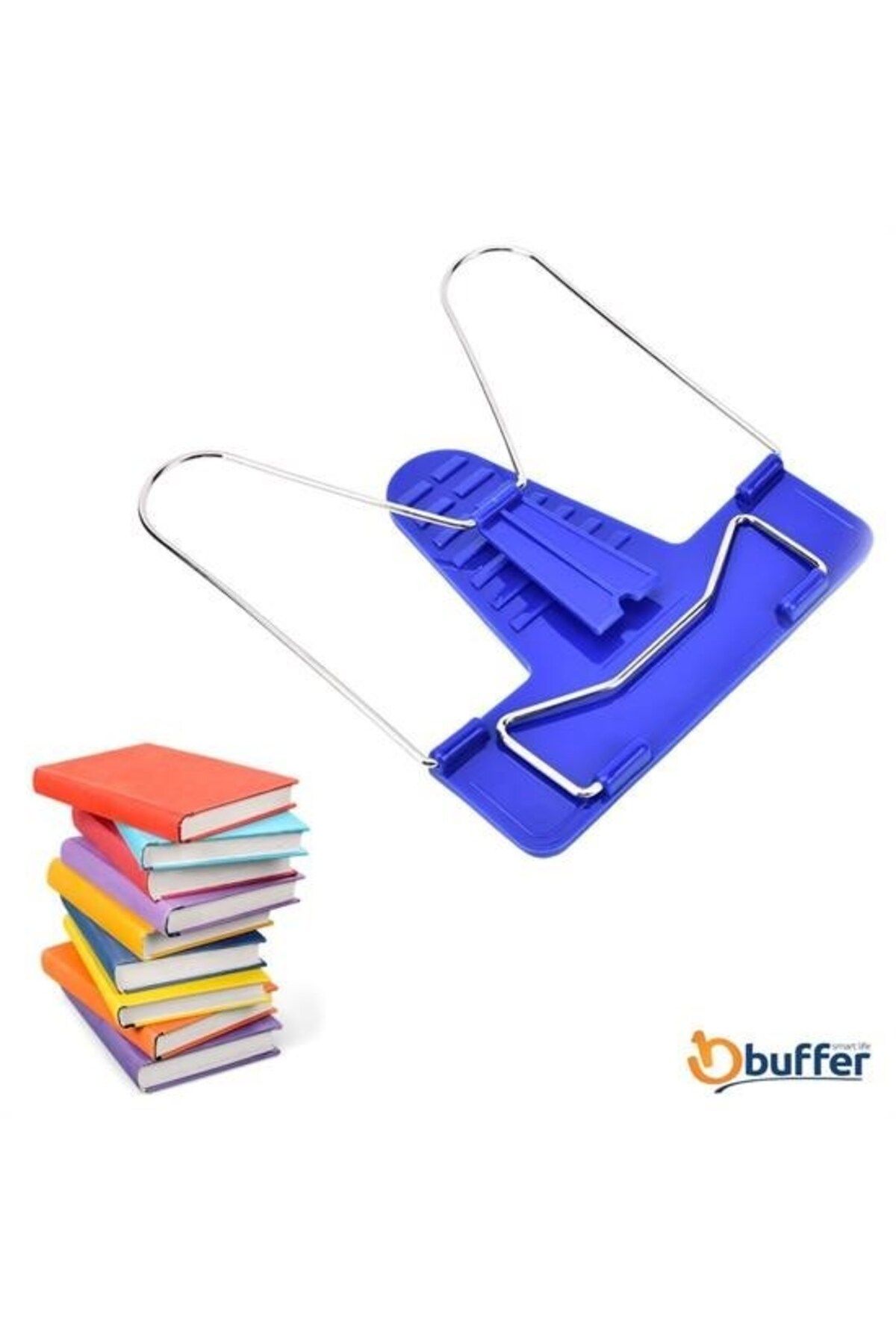 Buffer-Portable Adjustable Metal Book Reading Stand Apparatus 5