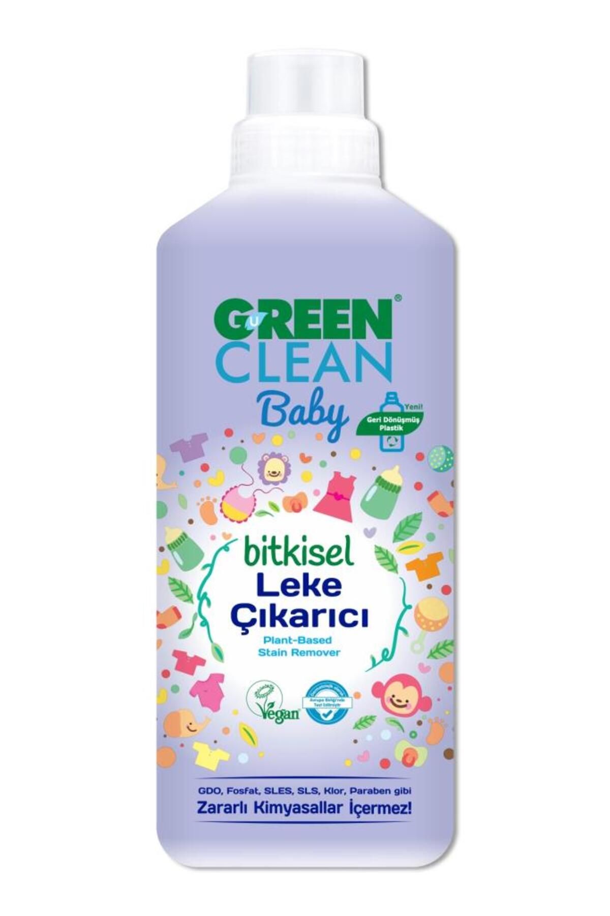 NEZADE STORE Green Clean Baby Bitkisel Leke Çıkarıcı 1000 ml