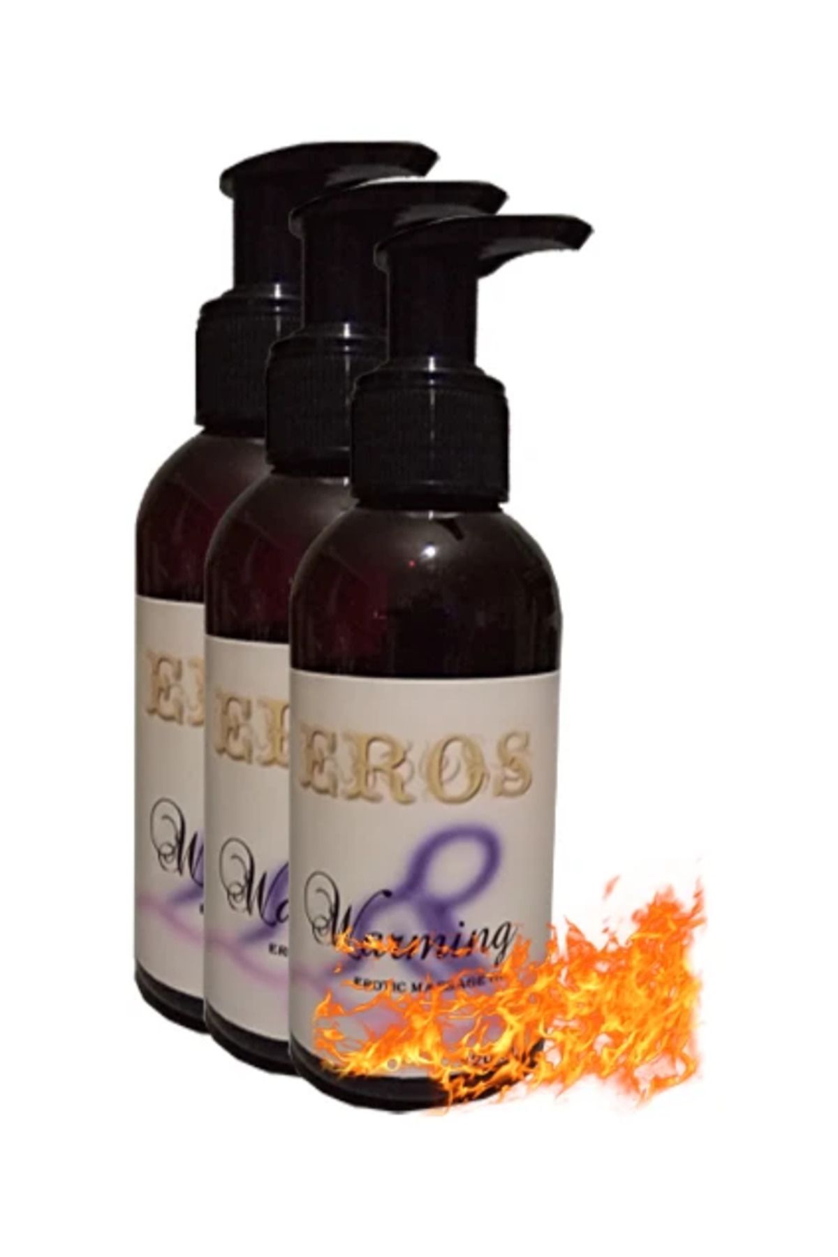 Eros Warming Massage Gel - Isıtıcılı Masaj Jeli 120 ml x 3 adet