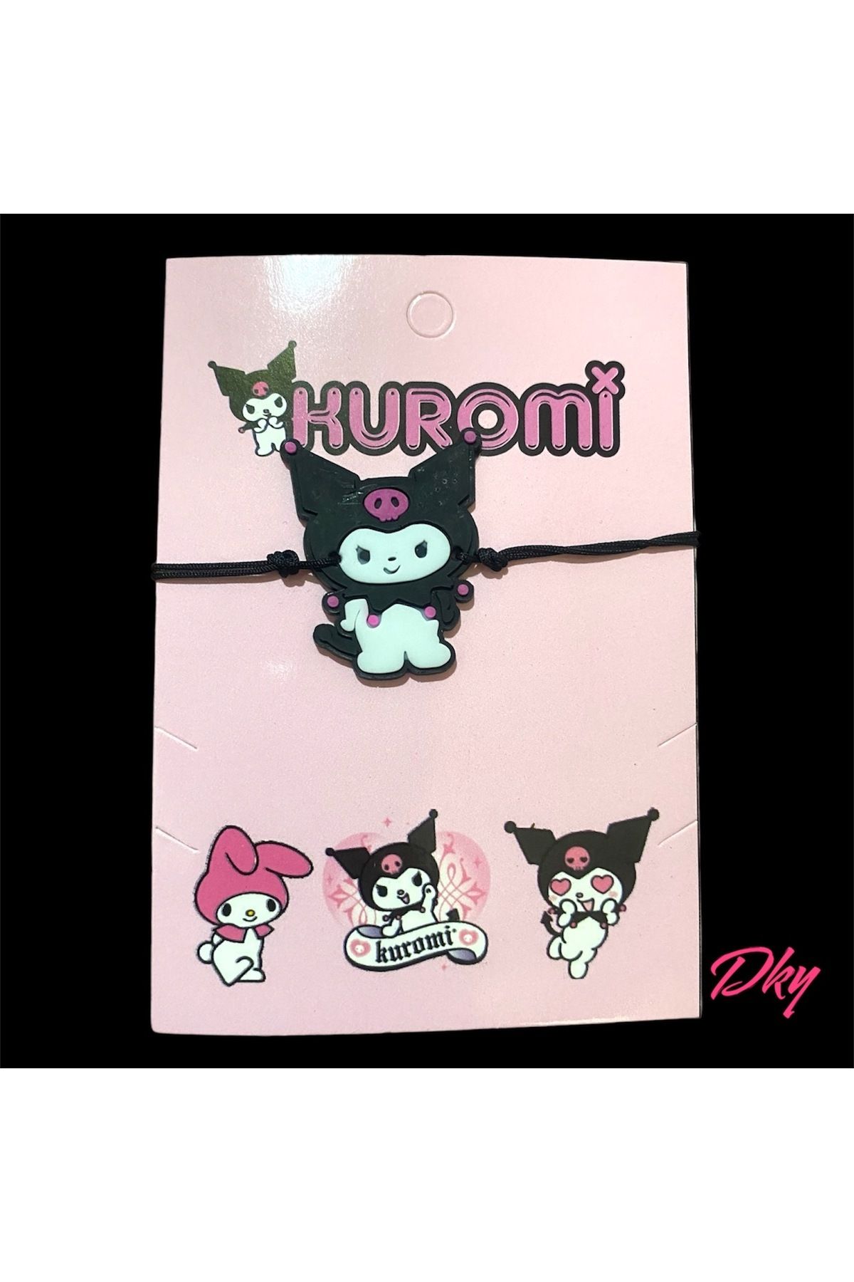 DKY-Kuromi̇ Silicone Bracelet 2