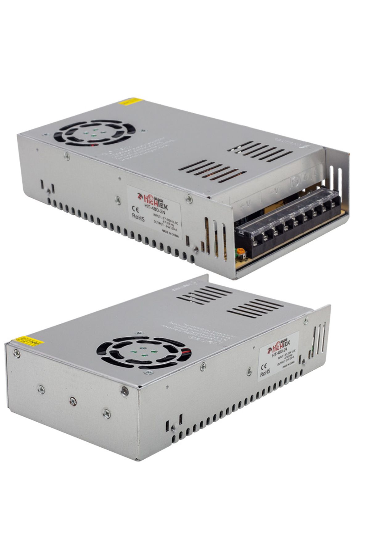 Go İthalat HIGHTEK HT1100 24 VOLT - 20 AMPER - 500 WATT METAL KASA ADAPTÖR (4401)