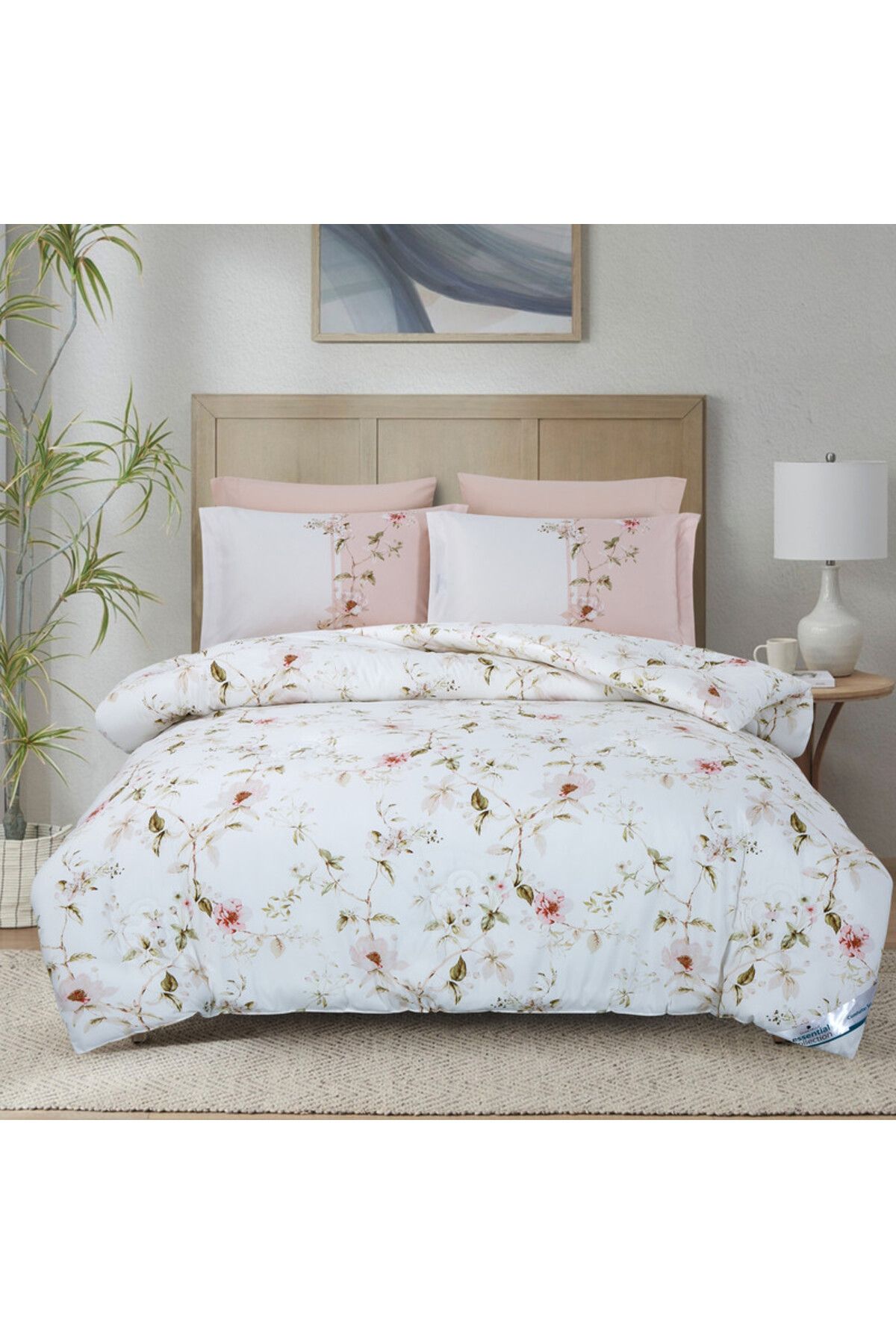 Donetella-Printed Bedding Comforter Set, 6 Pcs King Size Fits 240x260 Cms 1