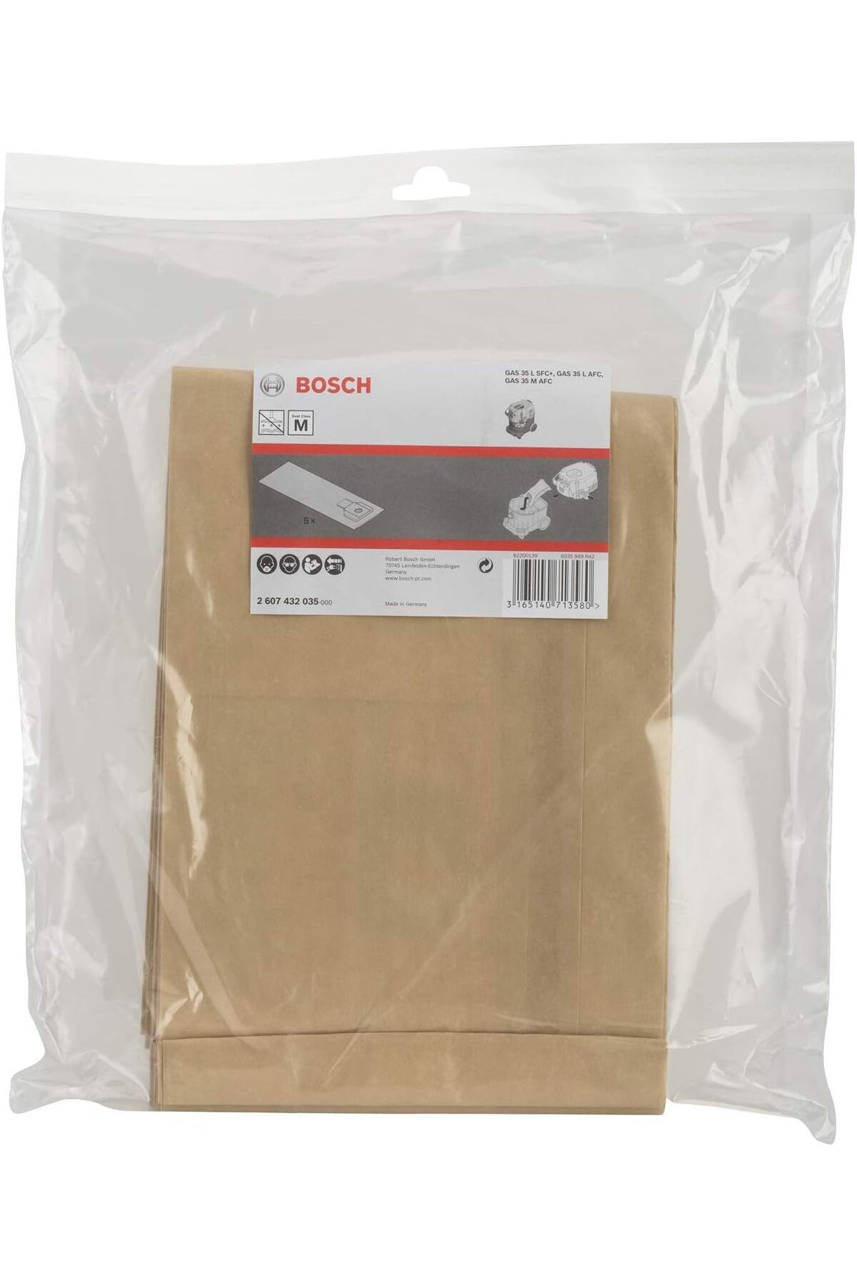 STOREMAX srh Papierfilterbeutel, uygun GAS 35 L AFC/SFC ve, Gas 35 m AFC, 2607432035 trendy 266450