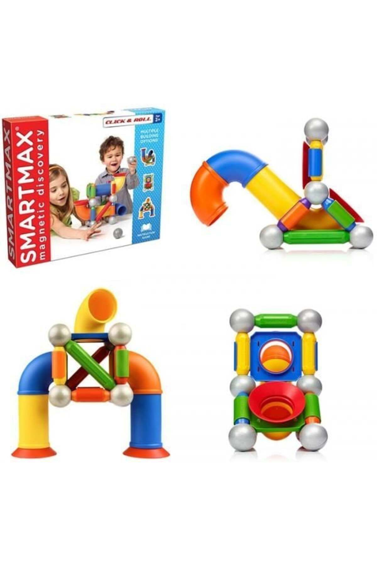 Bebeluc-Σετ κατασκευής - SMARTMAX PLAY - Ball Run Fun Click & Roll 6