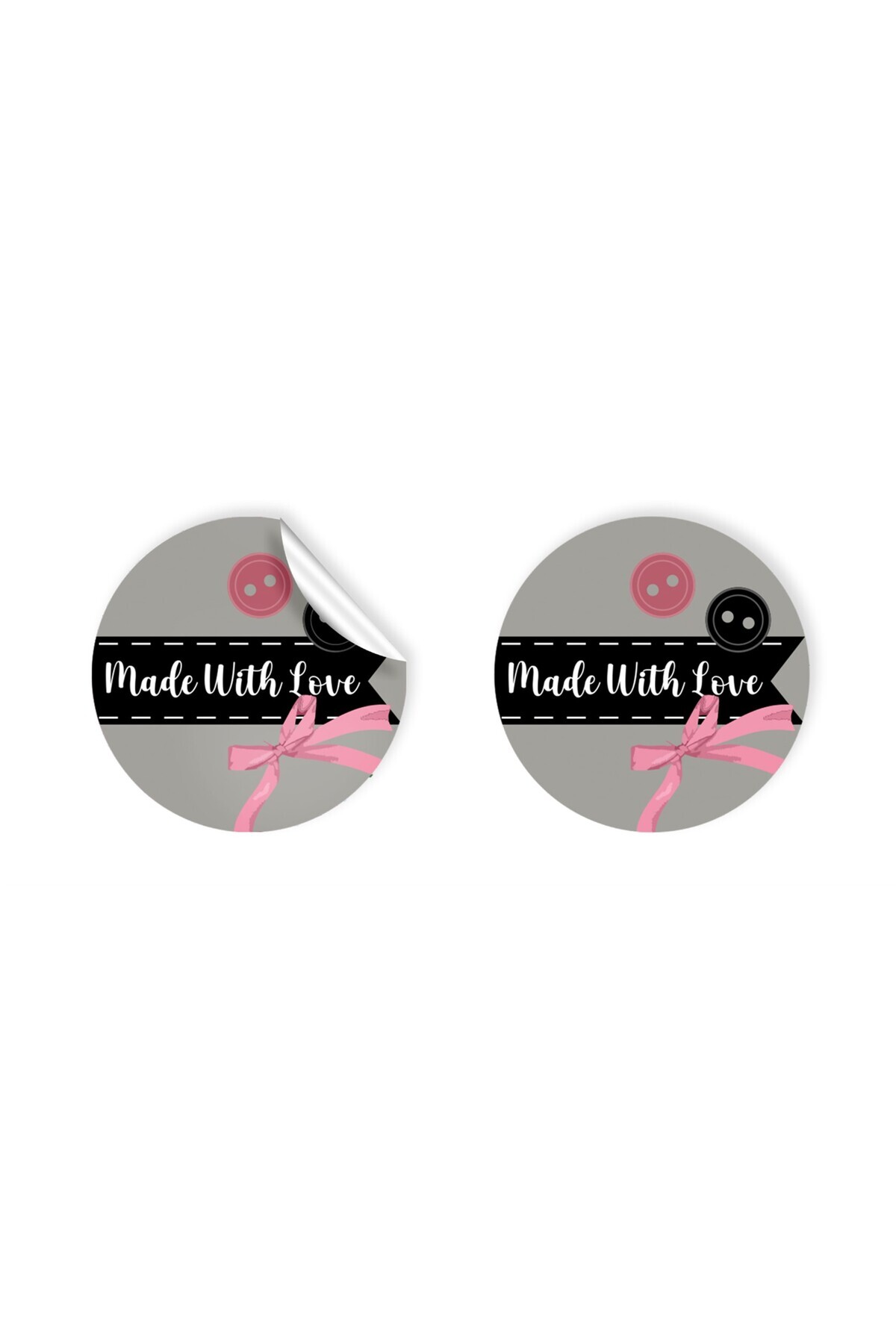 anka design-48 Pieces of Art Sticker - Packaging and Shipping Label (4X4Cm) - Made with Love 1