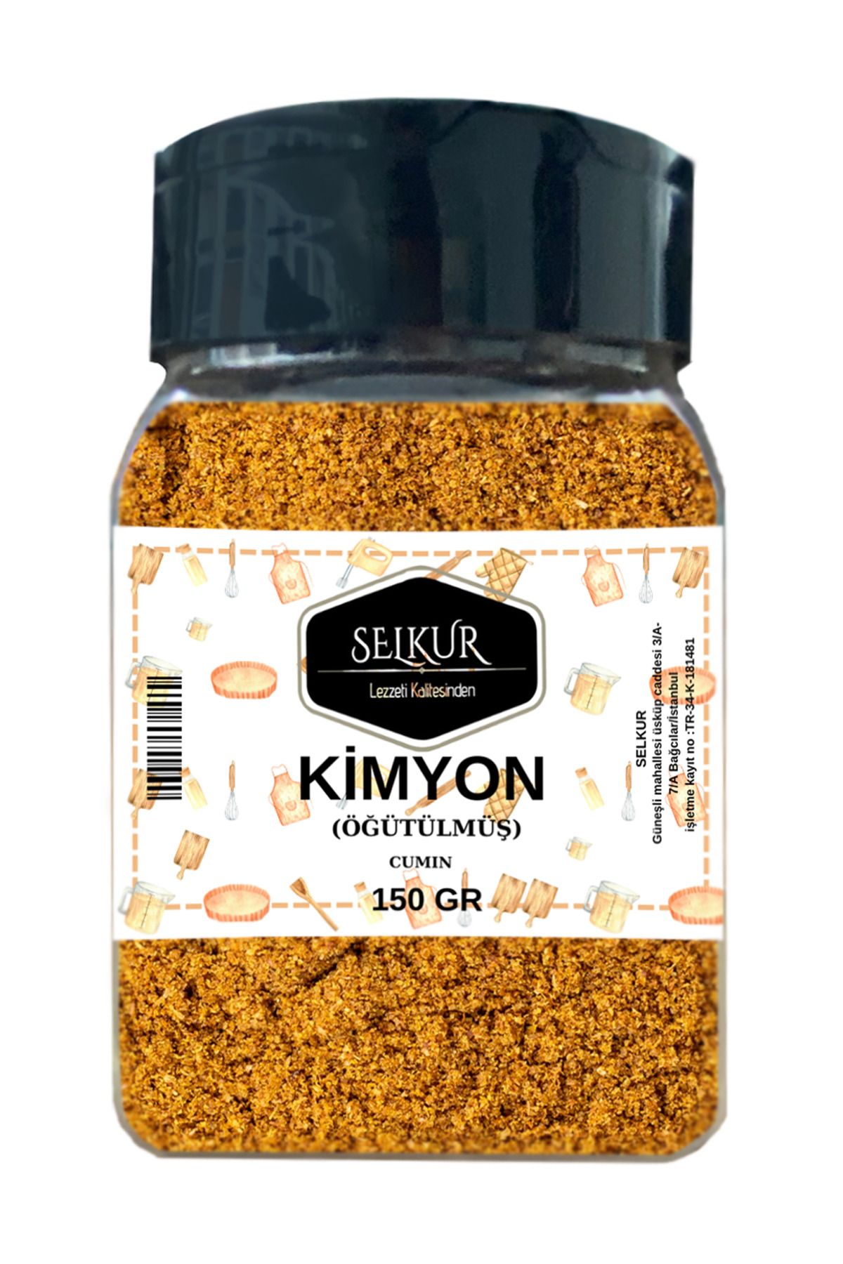 SELKUR Toz Kimyon 150gr Öğütülmüş)