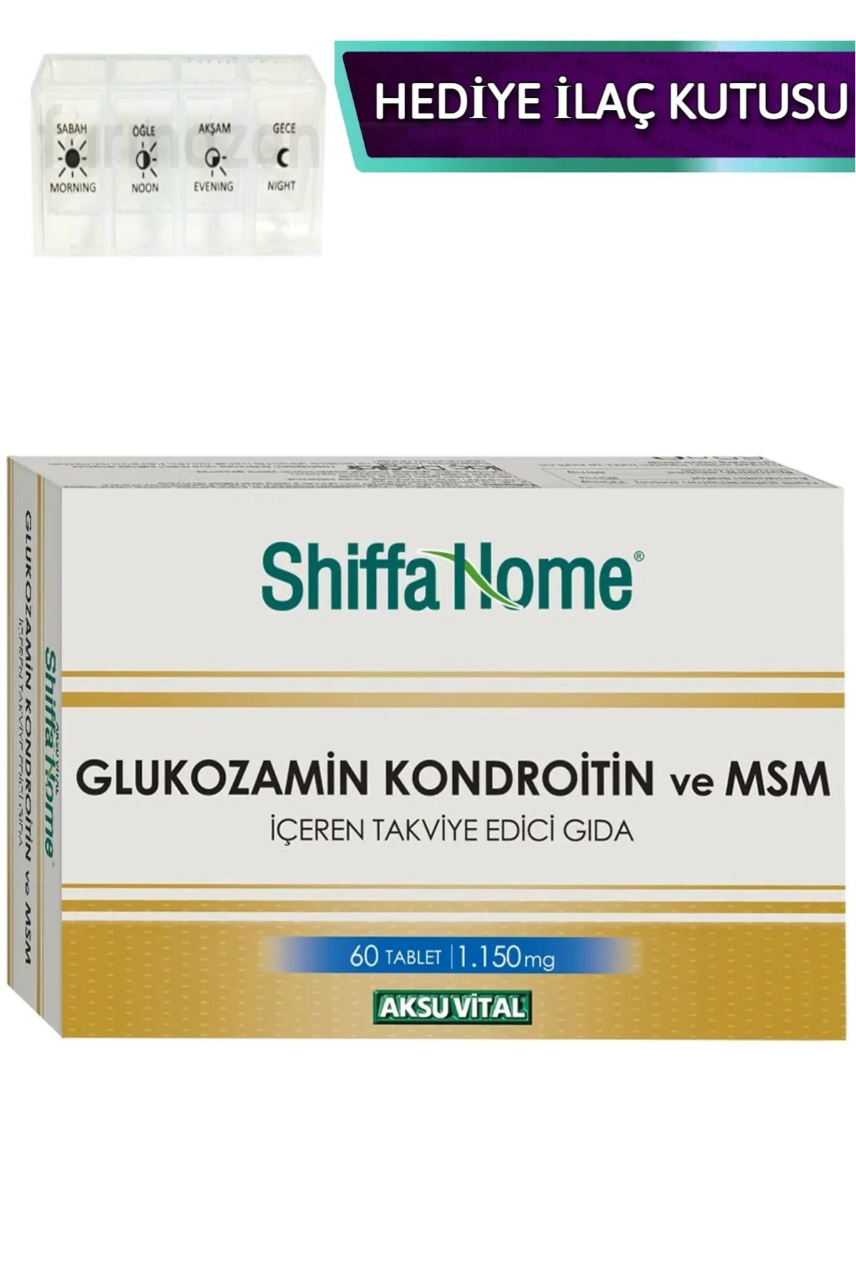 Shiffa Home Glucosamine Chondroitine Msm Tablet 60 Adet