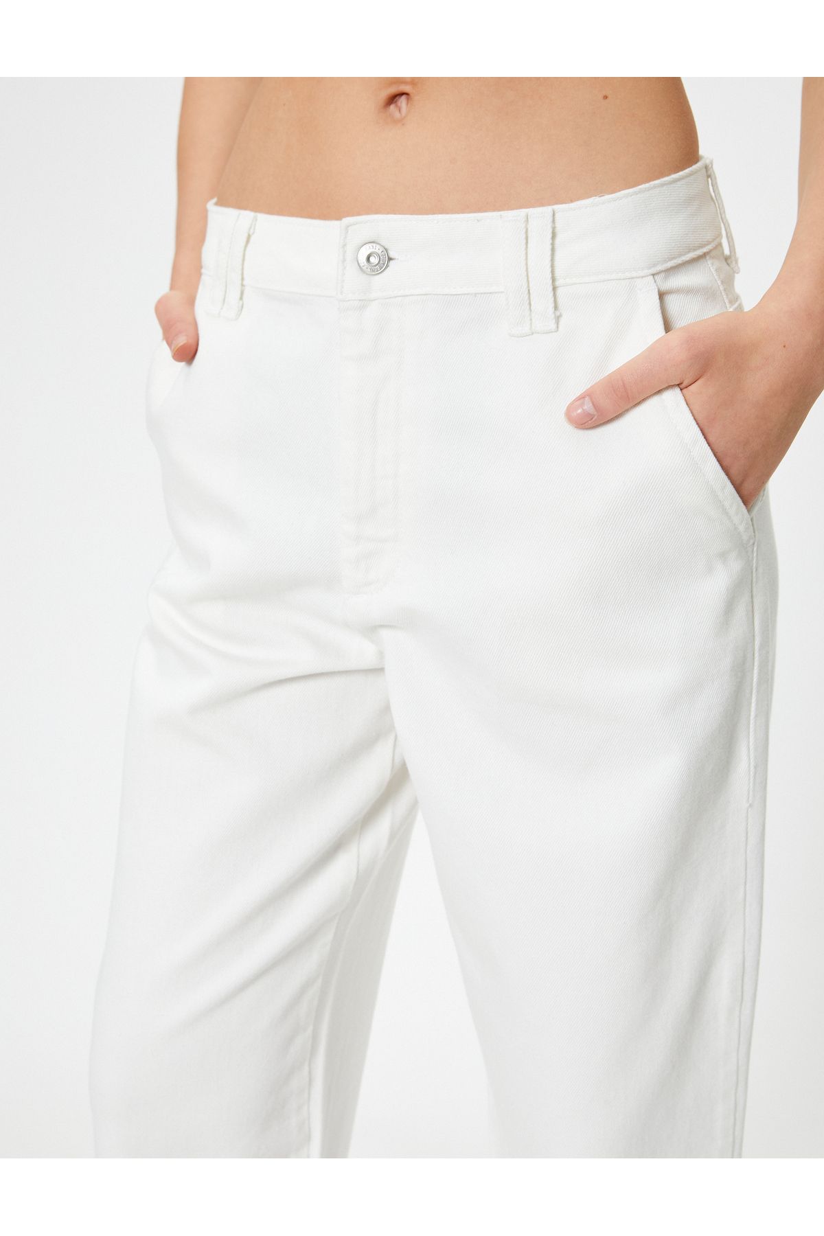 Koton-Wygodne jeansy z wysokim stanem – Baggy Jeans 5