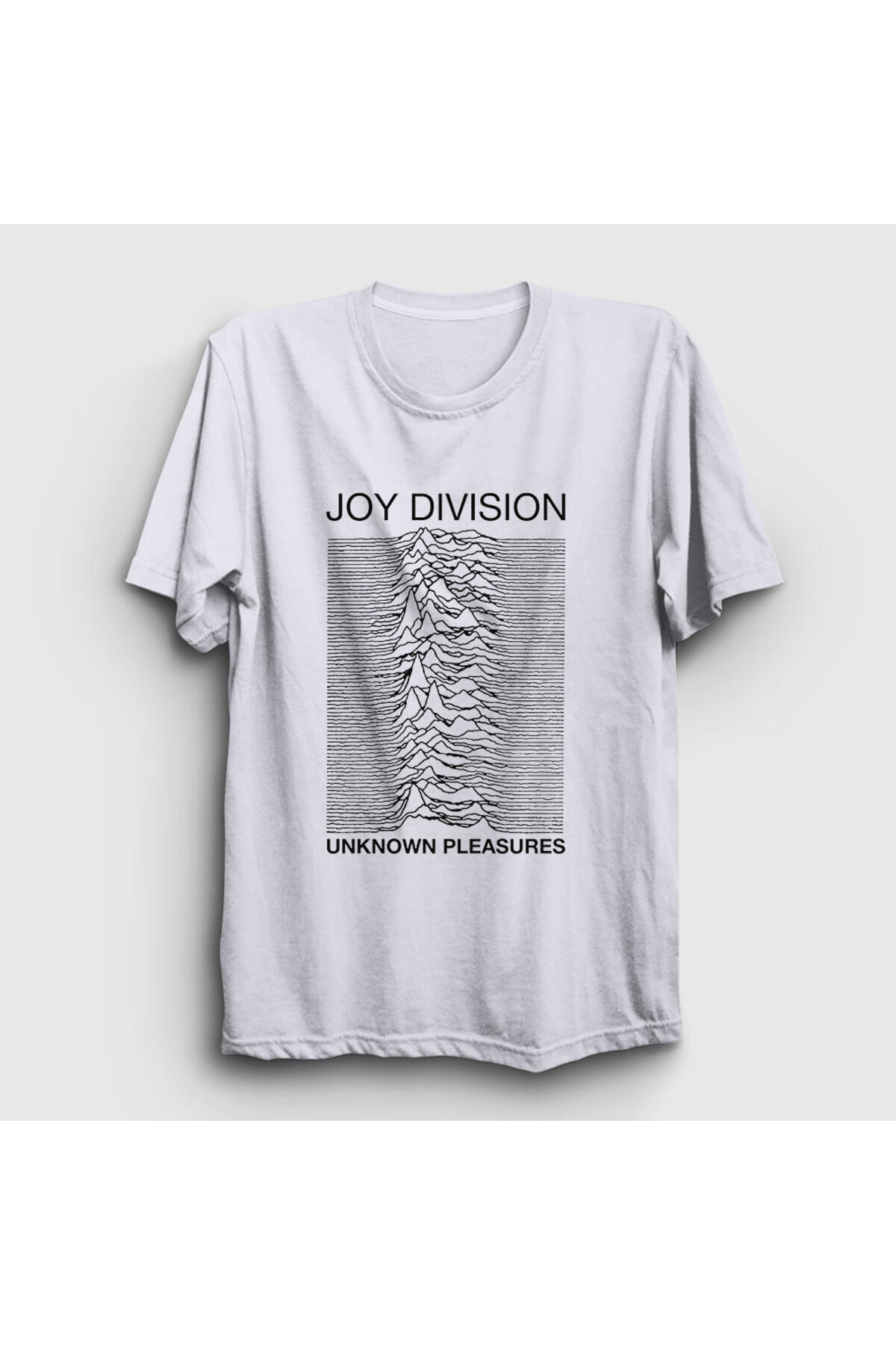 Presmono Unisex Siyah Unknown Pleasures Joy Division T-shirt