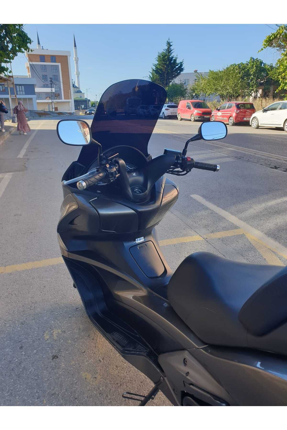 Honda Silverwing SWT 600 Siperlik Ön Cam 2008 2013 Model 70cm Siyah Renkli 4mm