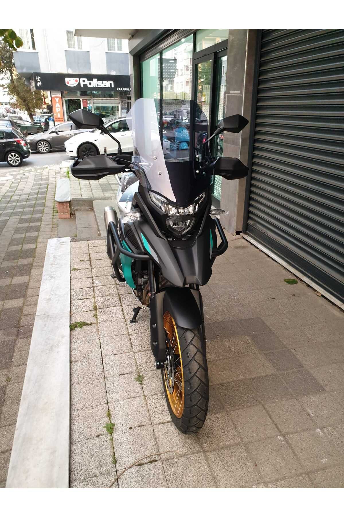 Kove 510 X Siperlik Ön Cam 2025 Model 53cm Füme Renkli 4mm