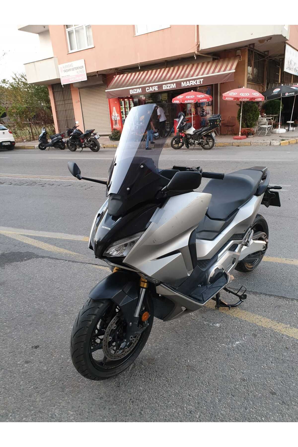 Honda Forza NSS 750 Siperlik Ön Cam 2021 2023 Model 60cm Füme Renkli 4mm