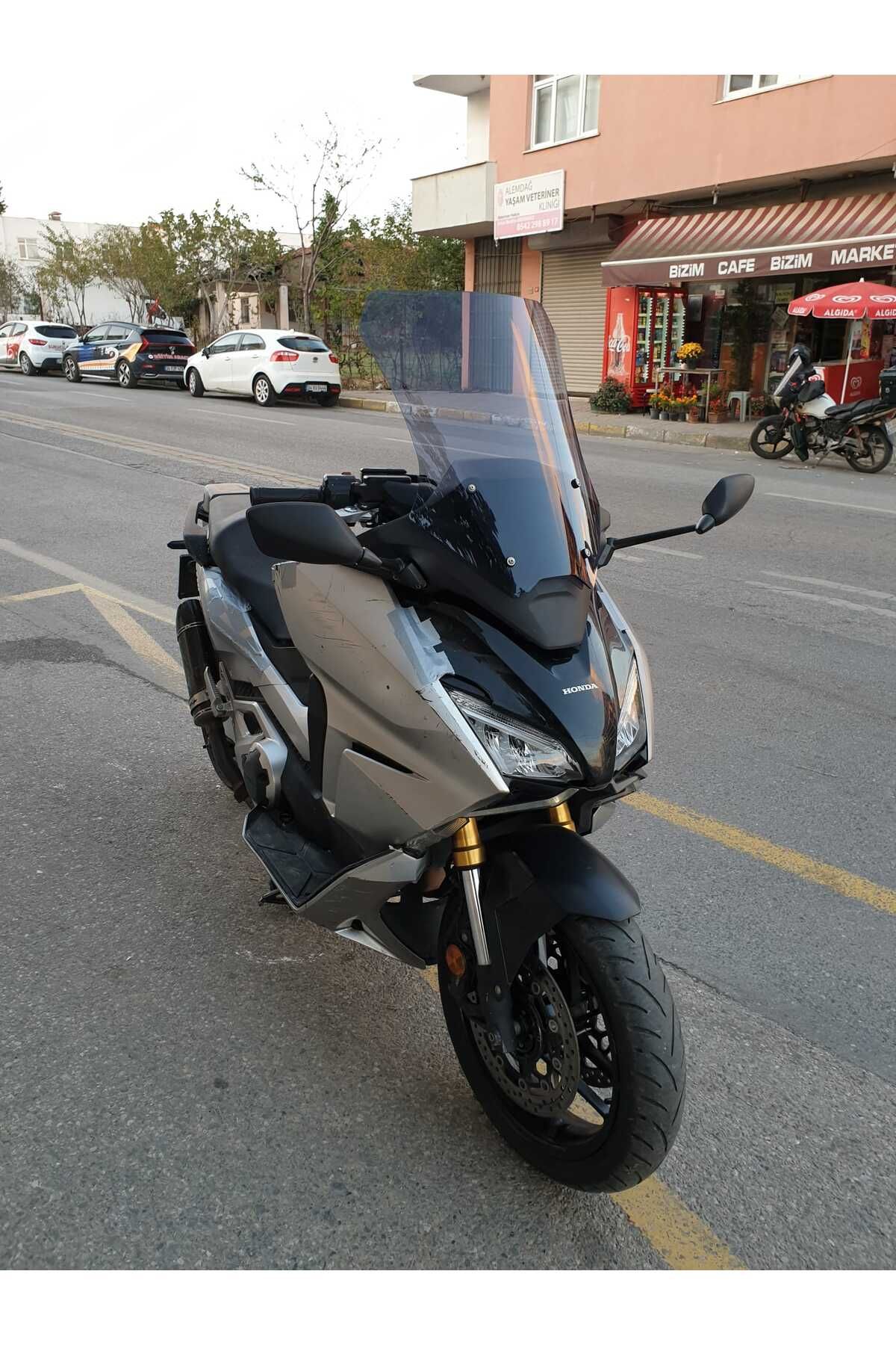 Honda Forza NSS 750 Siperlik Ön Cam 2021 2023 Model 60cm Füme Renkli 4mm