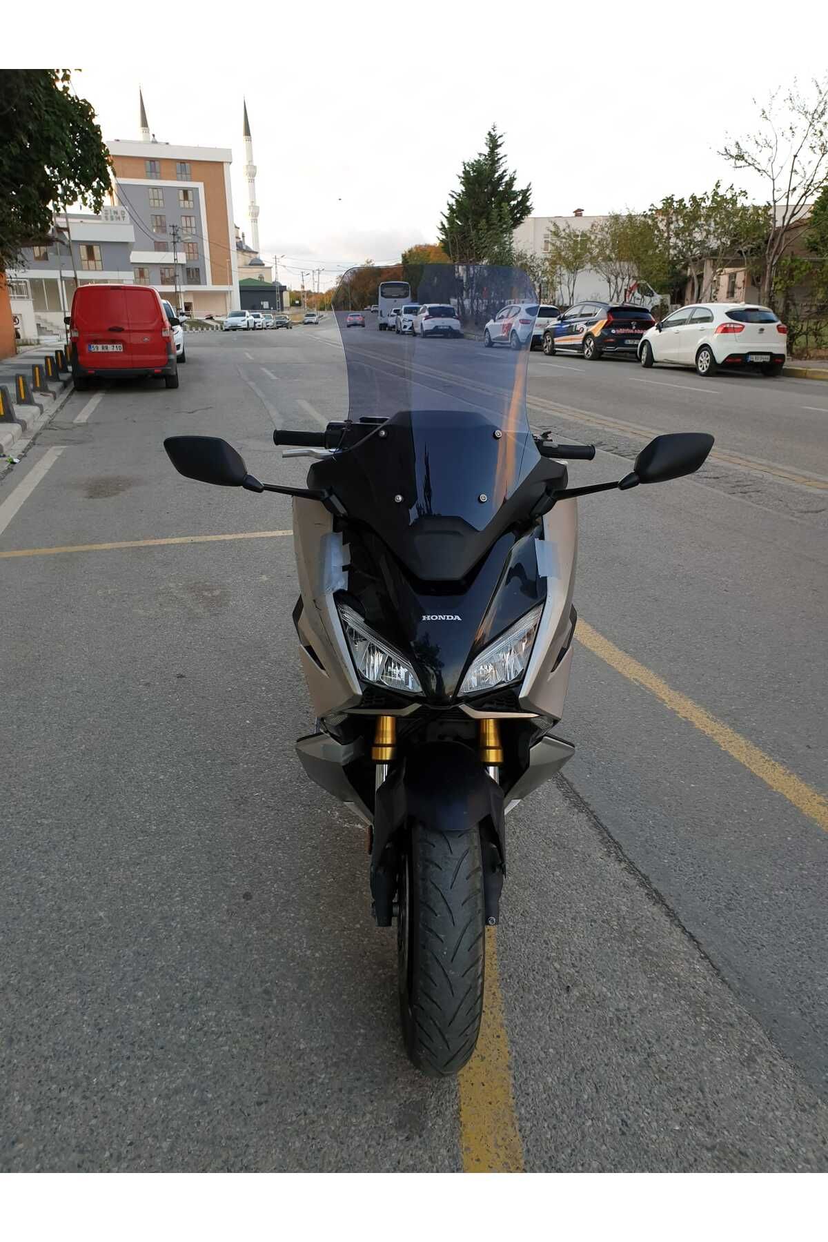 Honda Forza NSS 750 Siperlik Ön Cam 2021 2023 Model 60cm Füme Renkli 4mm