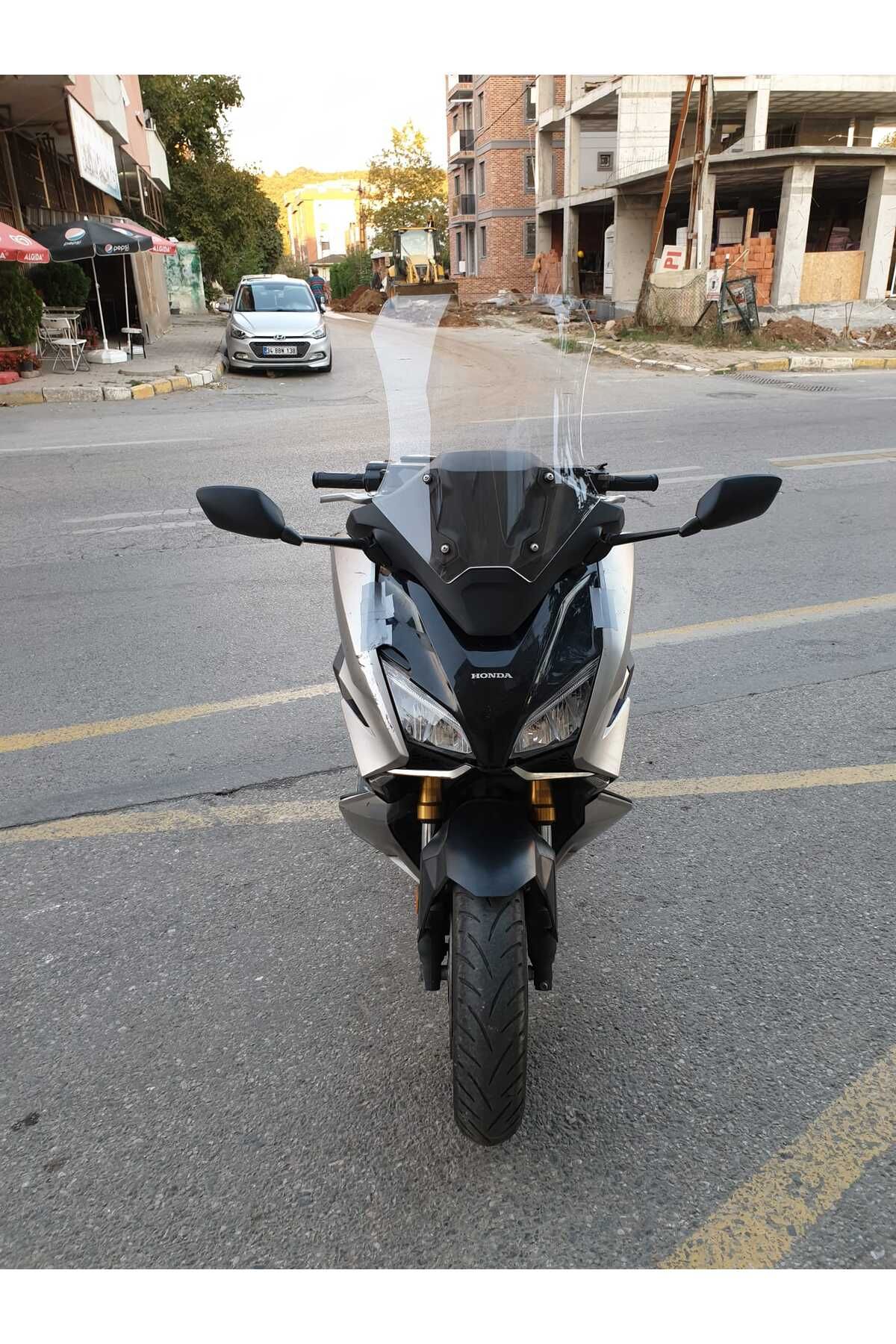 Honda Forza NSS 750 Siperlik Ön Cam 2021 2023 Model 60cm Şeffaf Renkli 4mm
