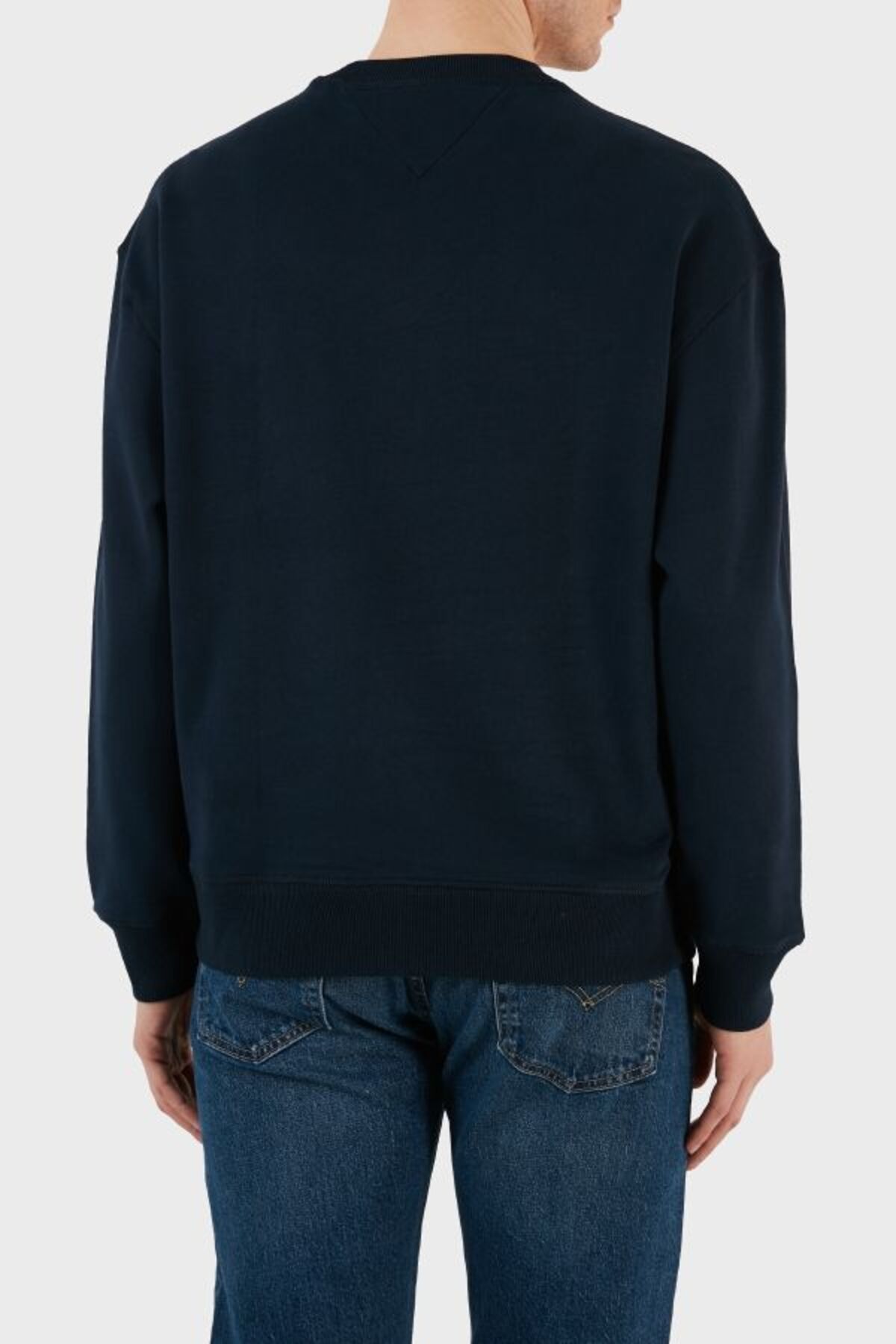 سویشرت مشکی مردانه سویی شرت اورجینال Tommy Hilfiger