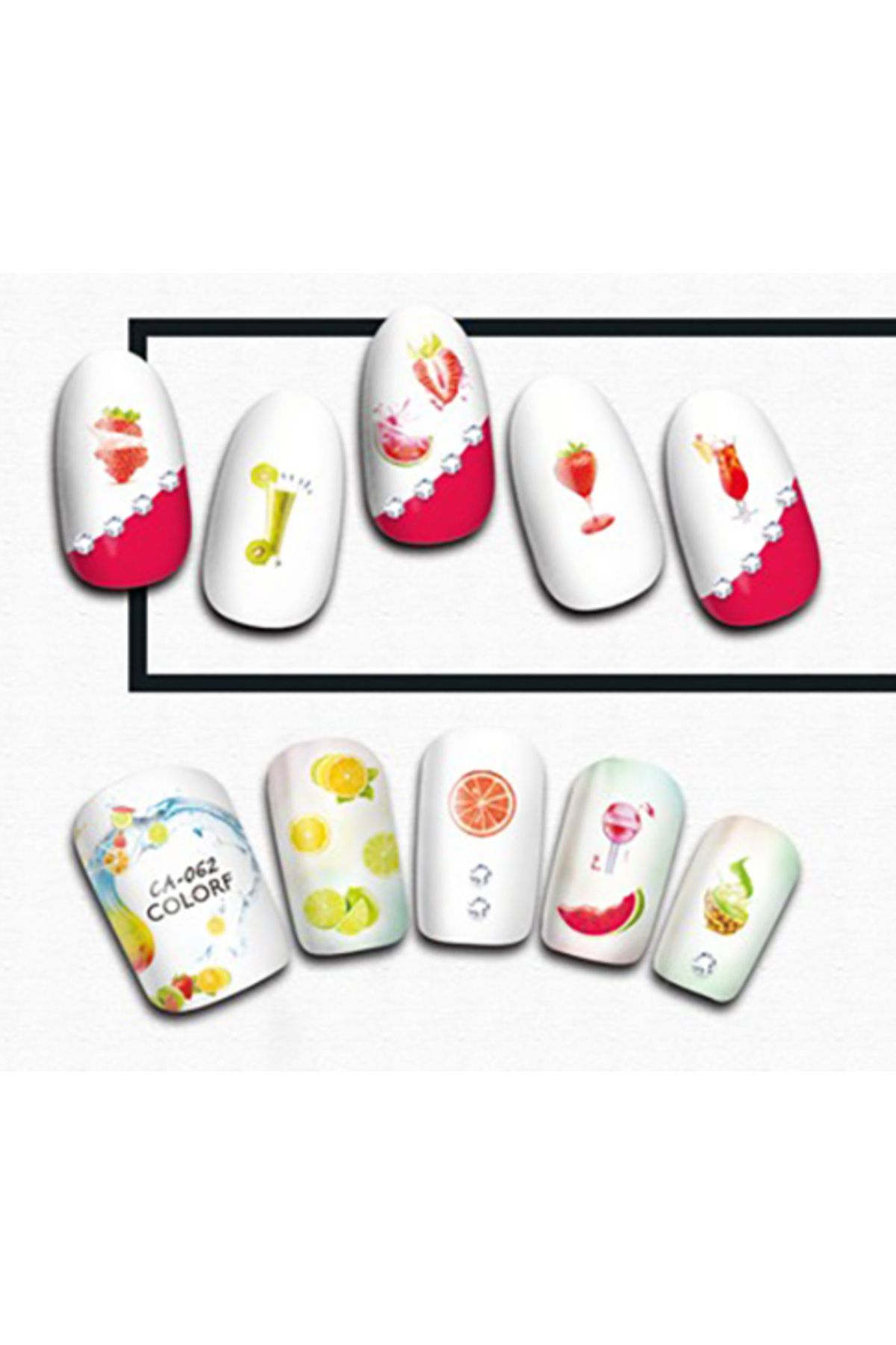 استیکر ناخن colorf