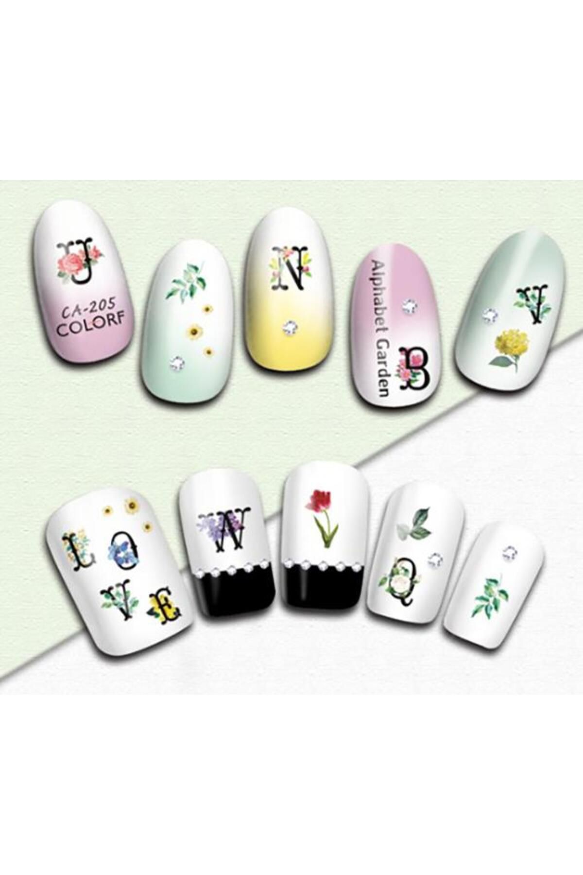 استیکر ناخن aba nails