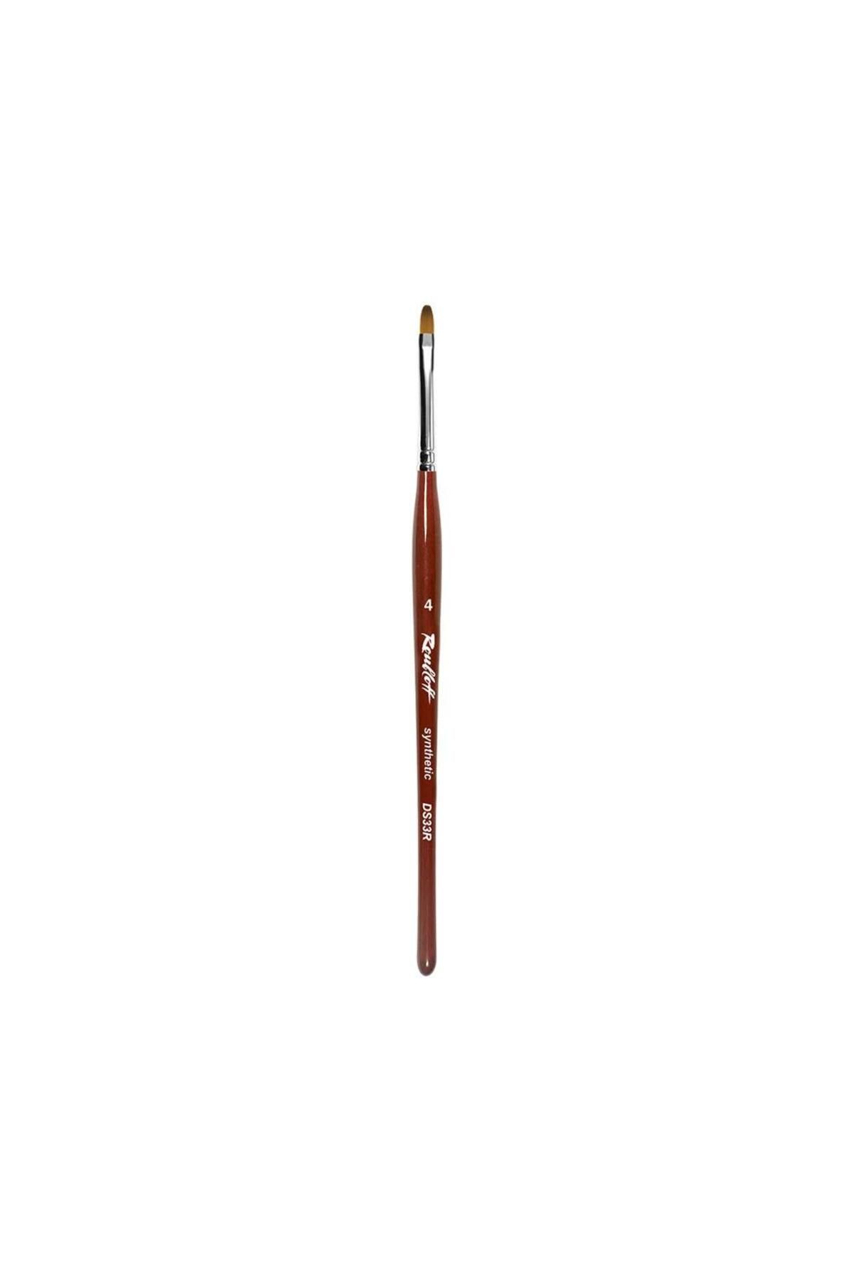 برس ژل مصنوعی DS33r 8mm No:4 Roubloff