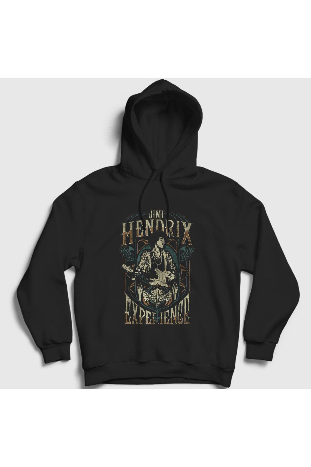 Presmono Hanorac Cu Glugă Unisex Black Experience Jimi Hendrixtt Unisex - S
