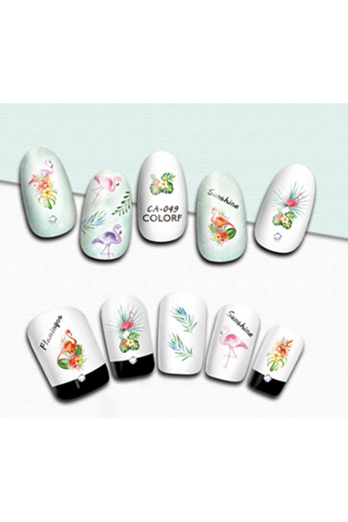 استیکر ناخن aba nails