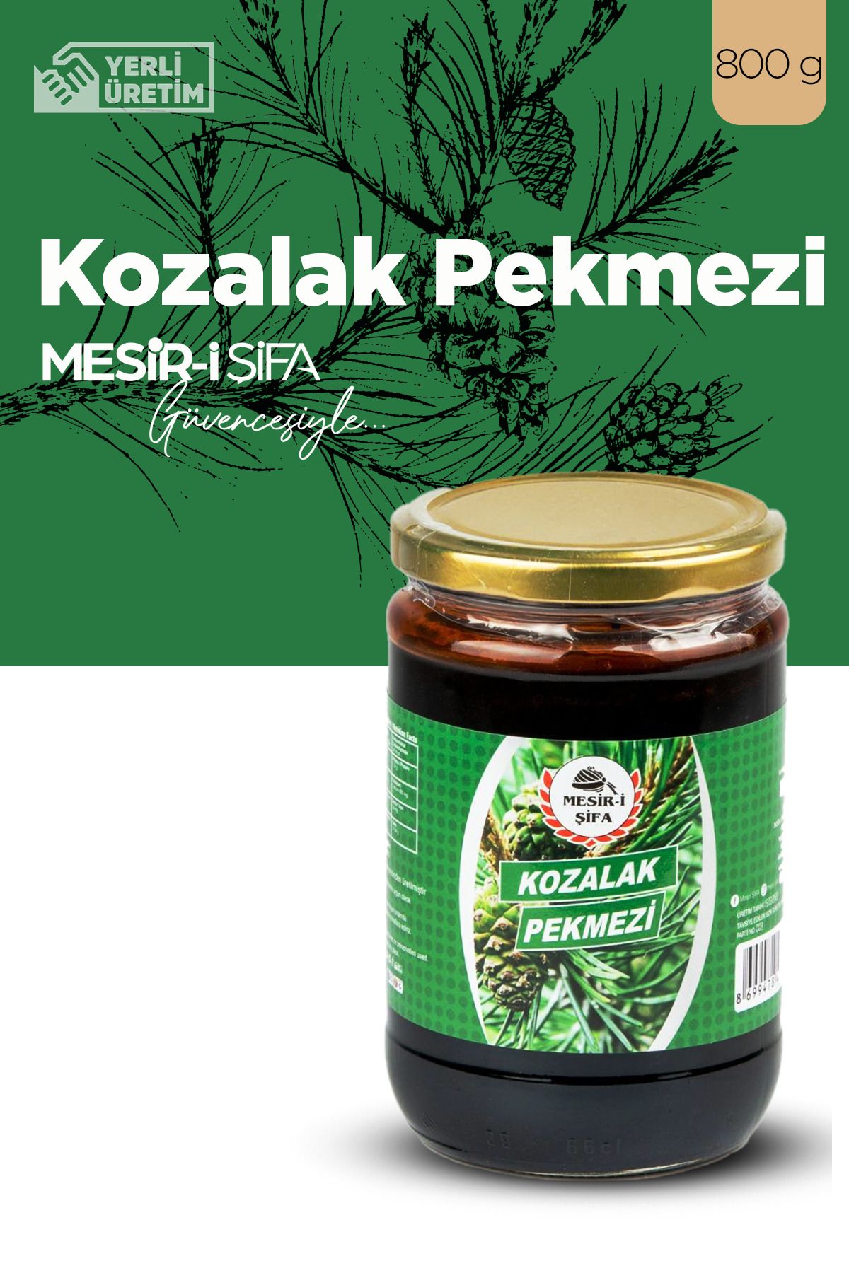 Mesirişifa Kozalak Pekmezi 800g