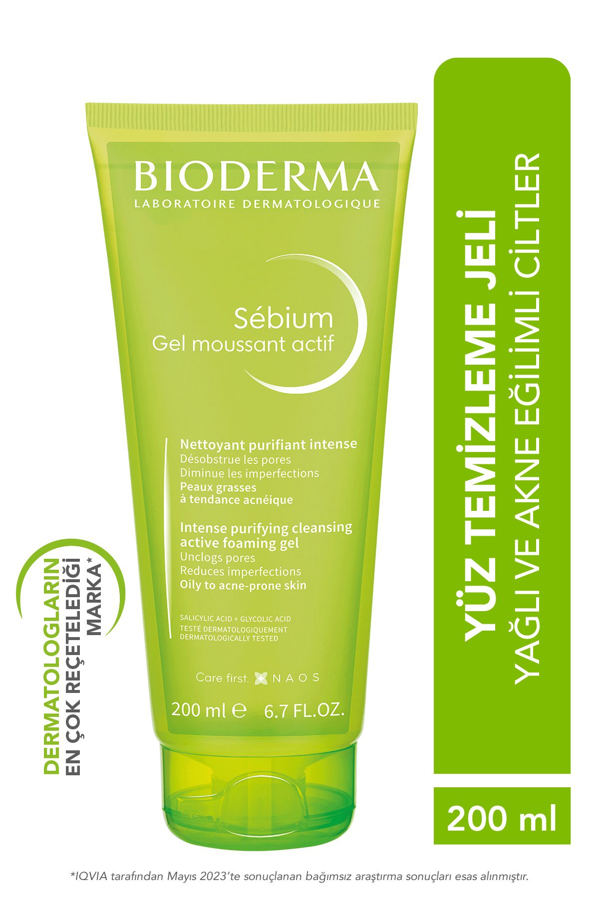 Bioderma Sebium Foaming Gel Active 200 ml