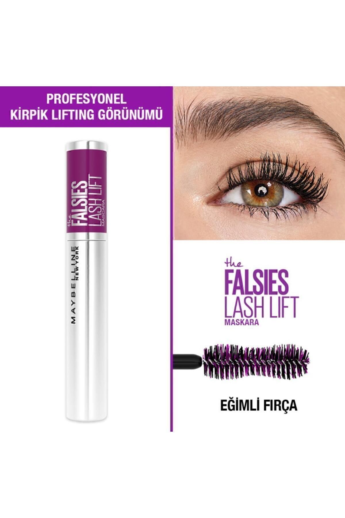 Maybelline New York Falsies Lash Lift Kaldırma Etkili Siyah Maskara