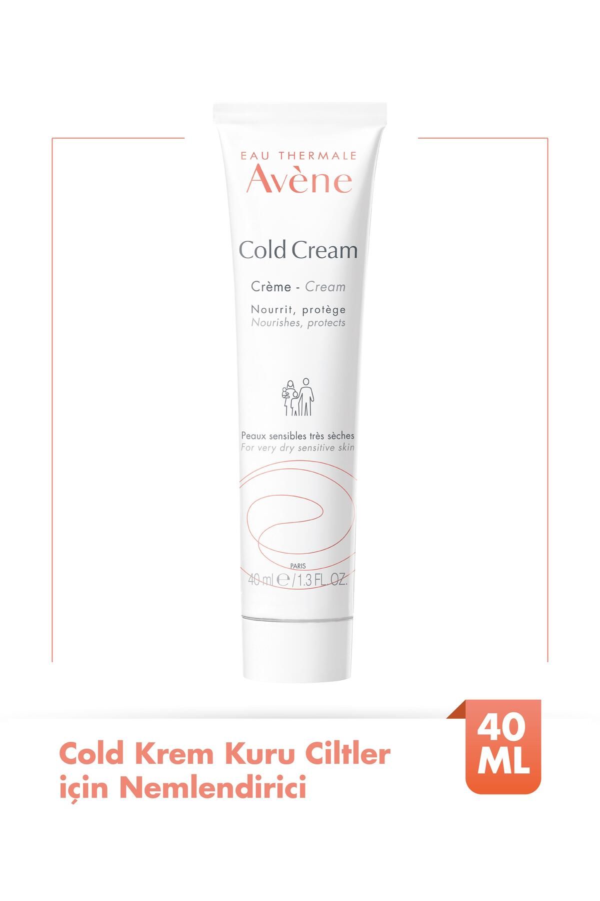 کرم مرطوب کننده پوست خشک Avene Cold Cream 40 میلی لیتر