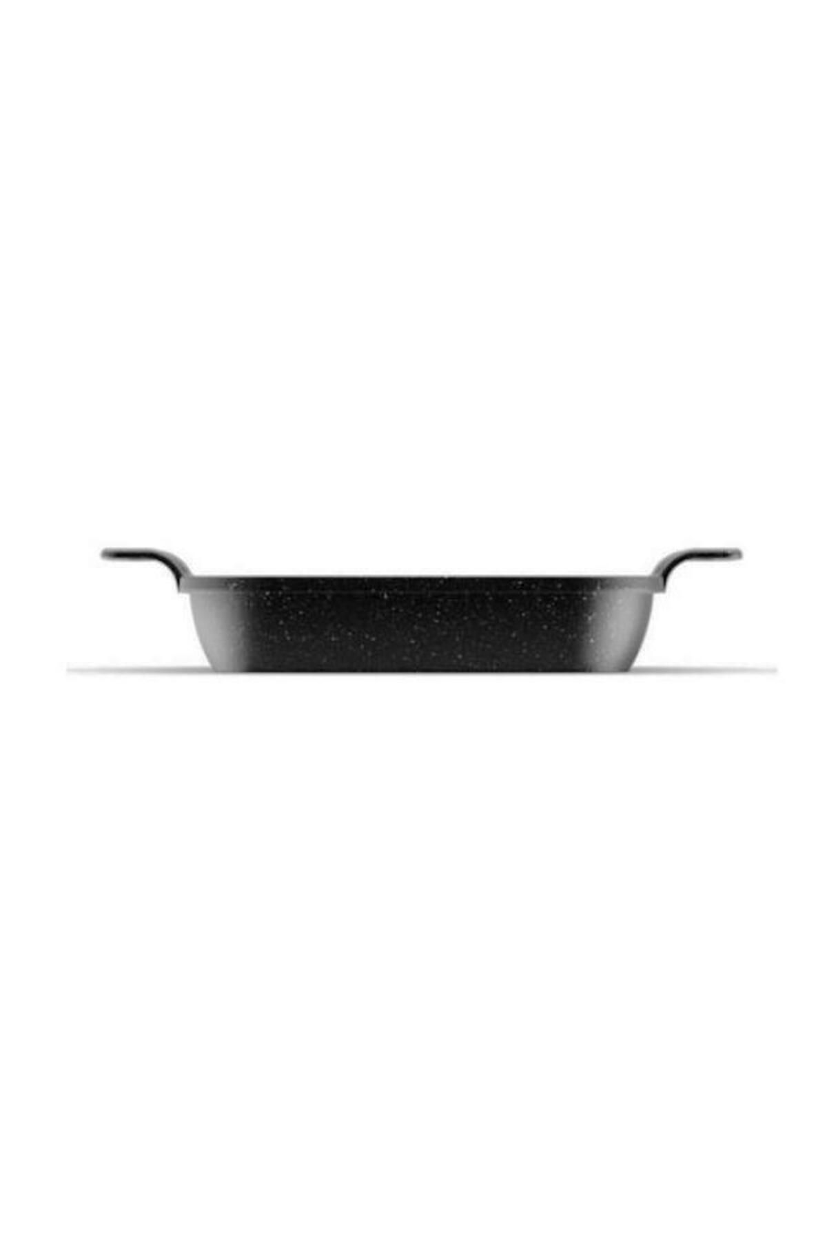 Eda-Burak Eda 20 cm Cast Iron Granite Square Saucepan Without Cover 2