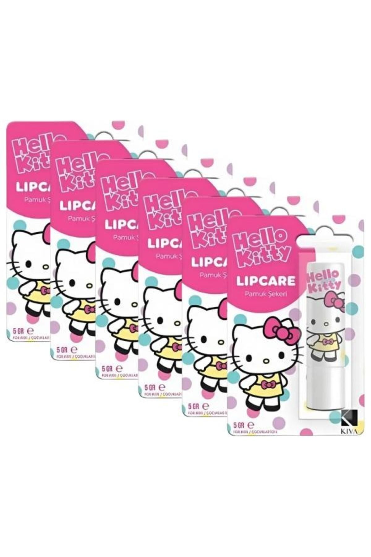 Hello Kitty-Lipcare Cotton Candy - Lip Protector, 5 g (6 Pieces) 1