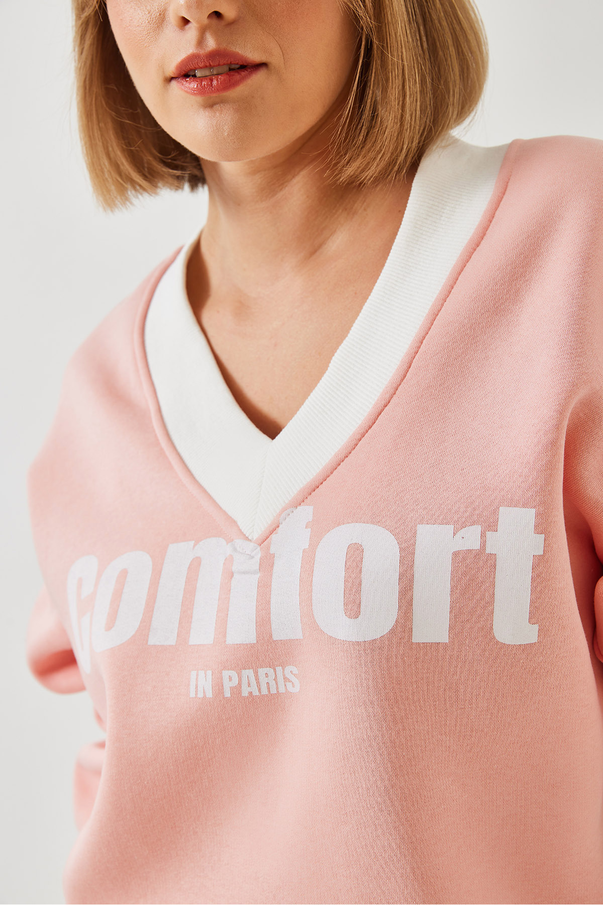 Bianco Lucci-Damen-Sweatshirt mit Komfort-Print 60261019 3