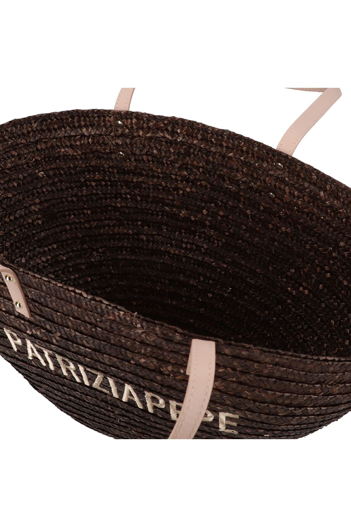 Patrizia Pepe-Sommer Stroh Shopper Tasche 51 cm 5