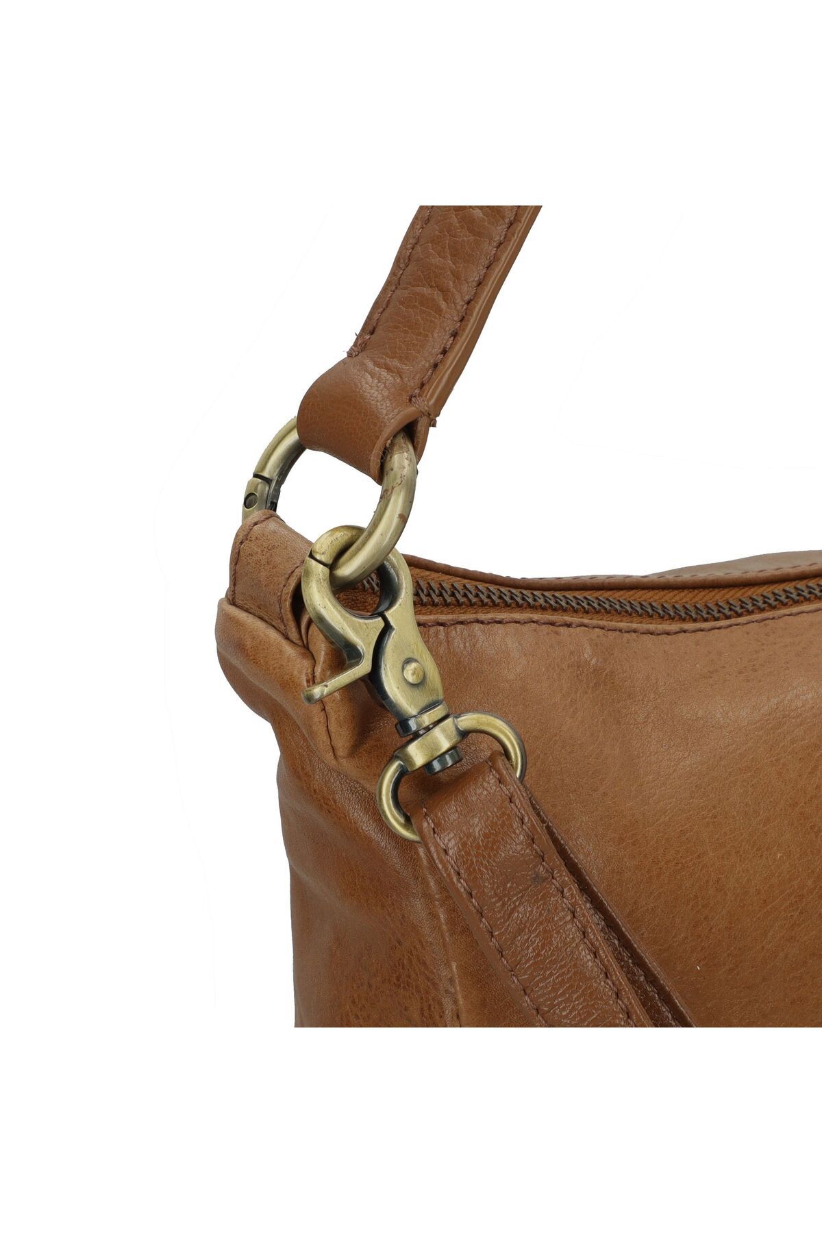 Burkely-Prírodná Norah Schultertasche Leder 32 cm 4