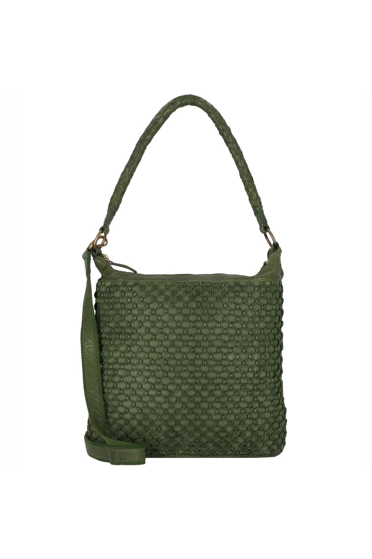 Greenland Nature-Femi & Nine Schultertasche Leder 39 cm 1
