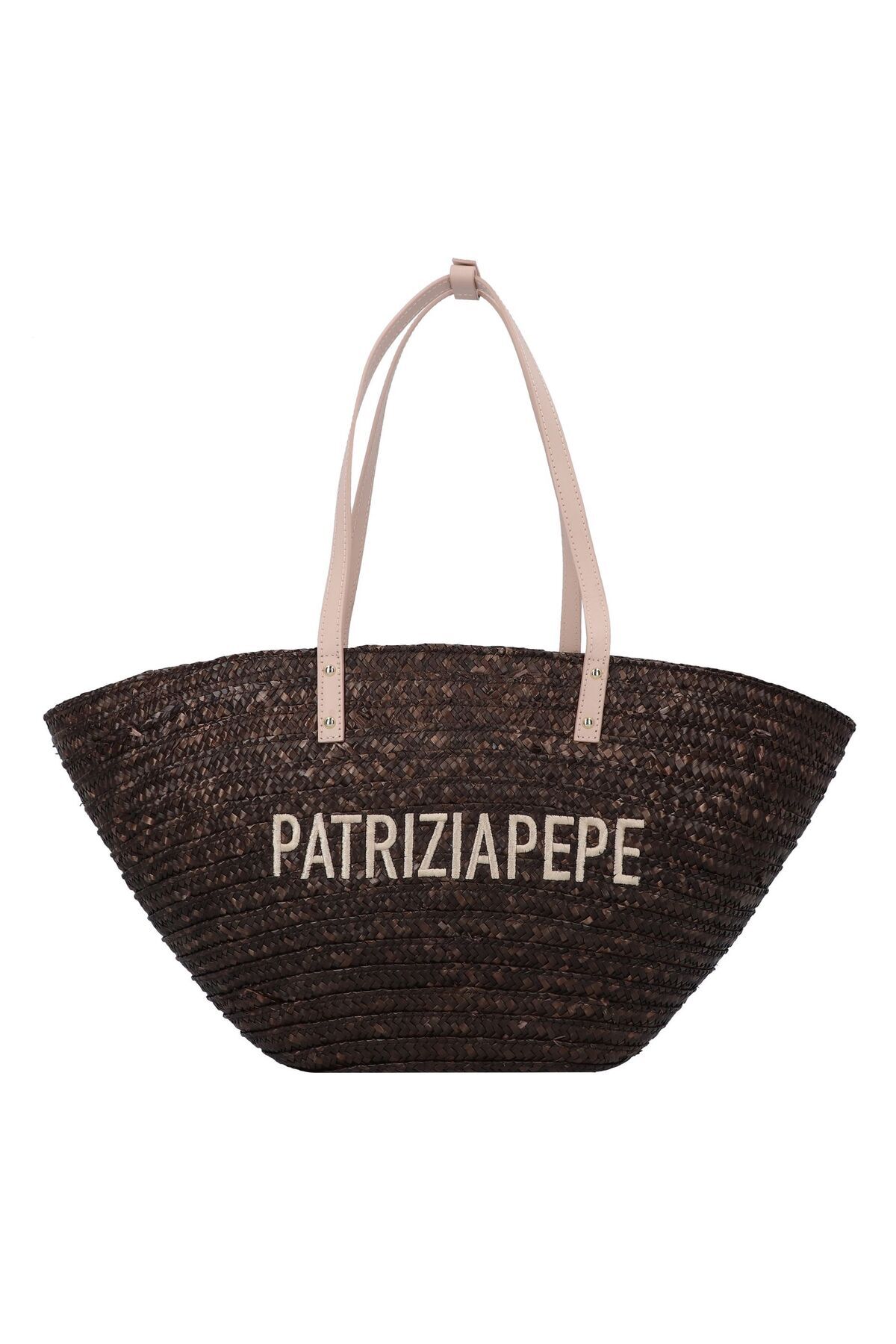 Patrizia Pepe-Sommer Stroh Shopper Tasche 51 cm 1