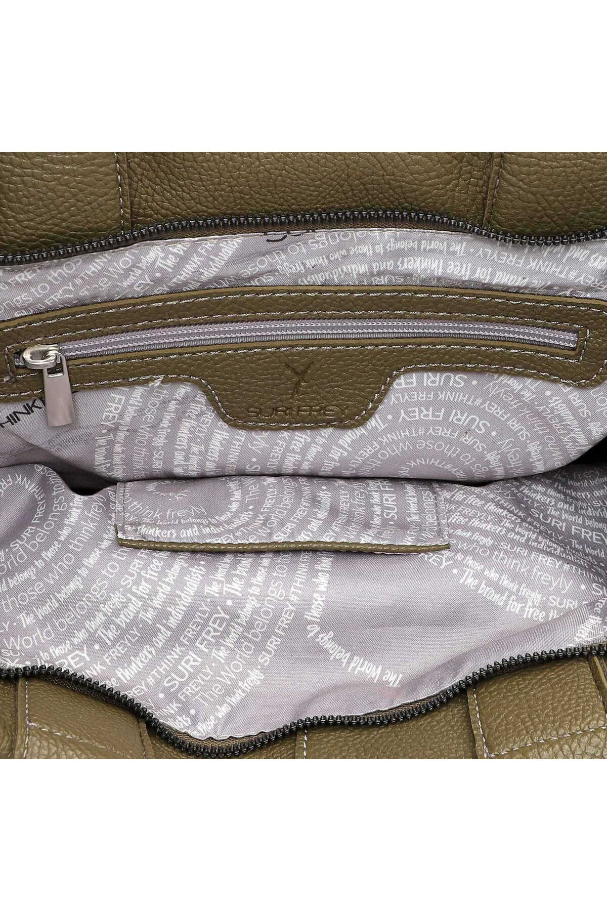 SURI FREY-Handtasche - Khaki - Unifarben 4