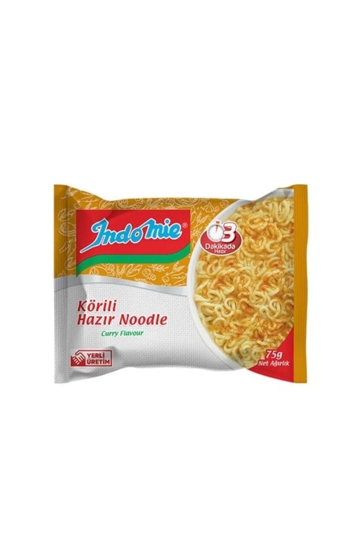 İndomie Indomıe Paket Körili Noodle 75 gr