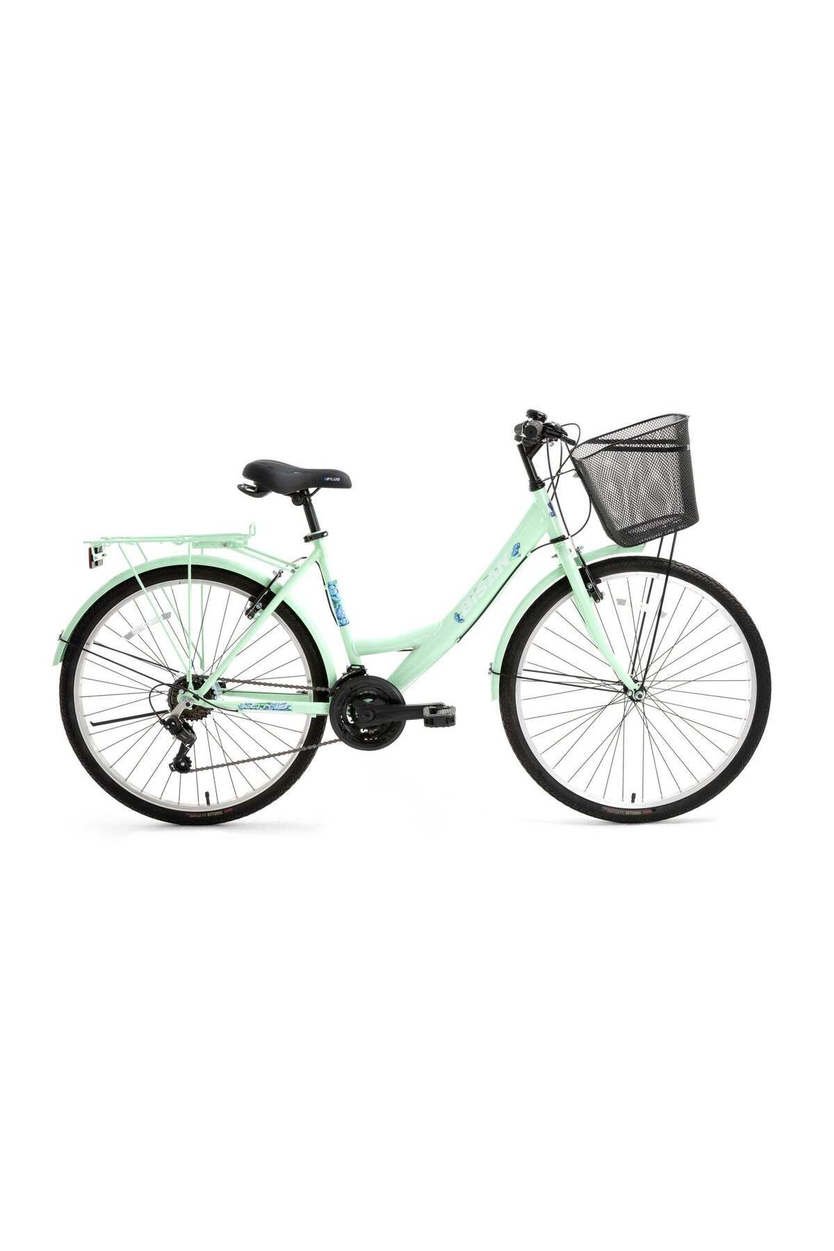 Bisan BİSAN LOTUS ŞEHİR BİSİKLETİ MİNT YEŞİL 21 VİTES 26 JANT 44 CM KADRO BLC