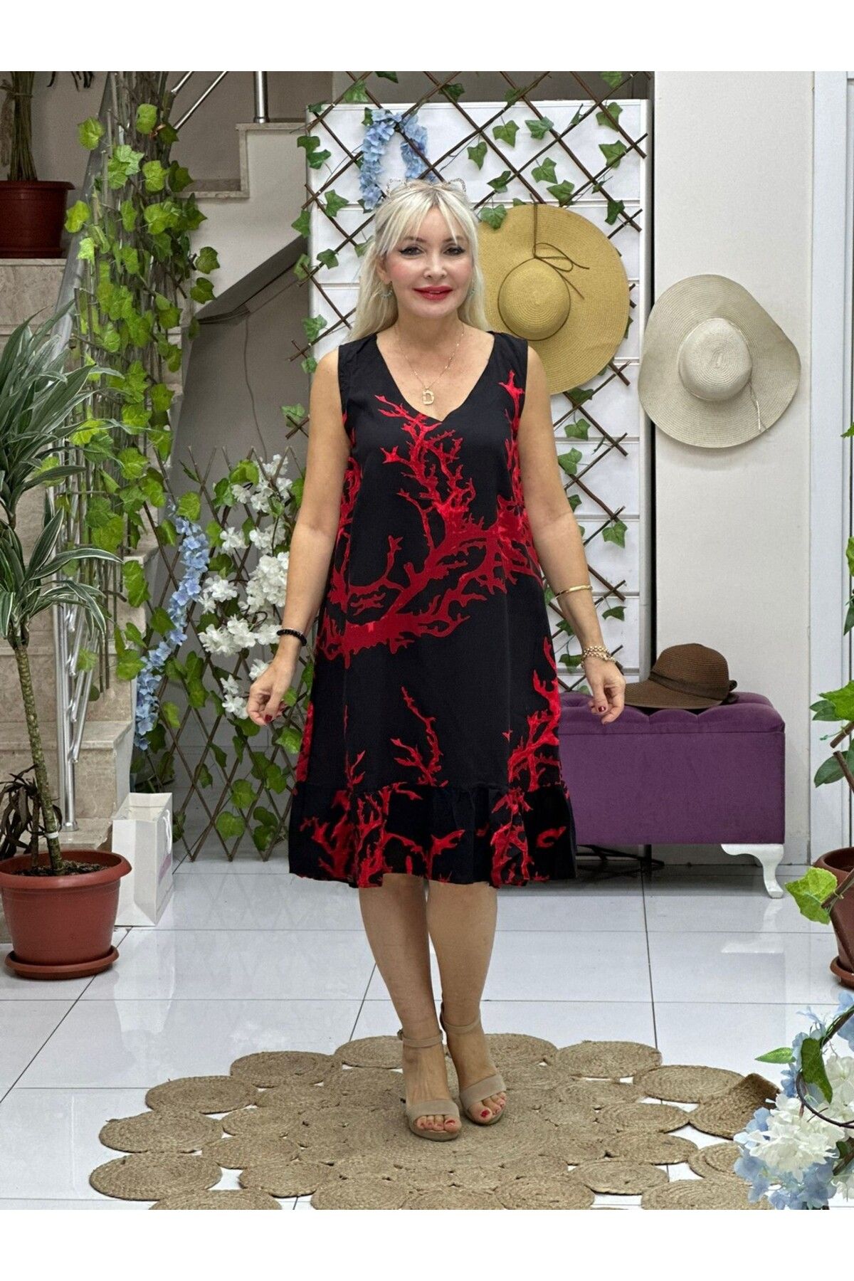 Punta Otantik-ML16001 Rochie Milano din viscoză 2