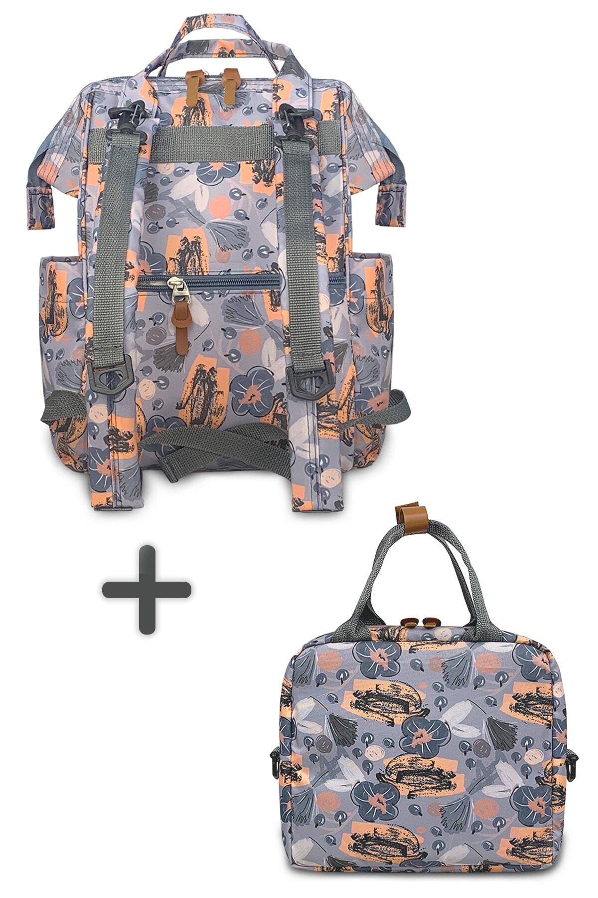 Stylo Paris Anne Bebek Bakım Çantası Ve Isı Yalıtımlı Food Termos Çanta 2'li fotoğrafı 3 (önizleme)