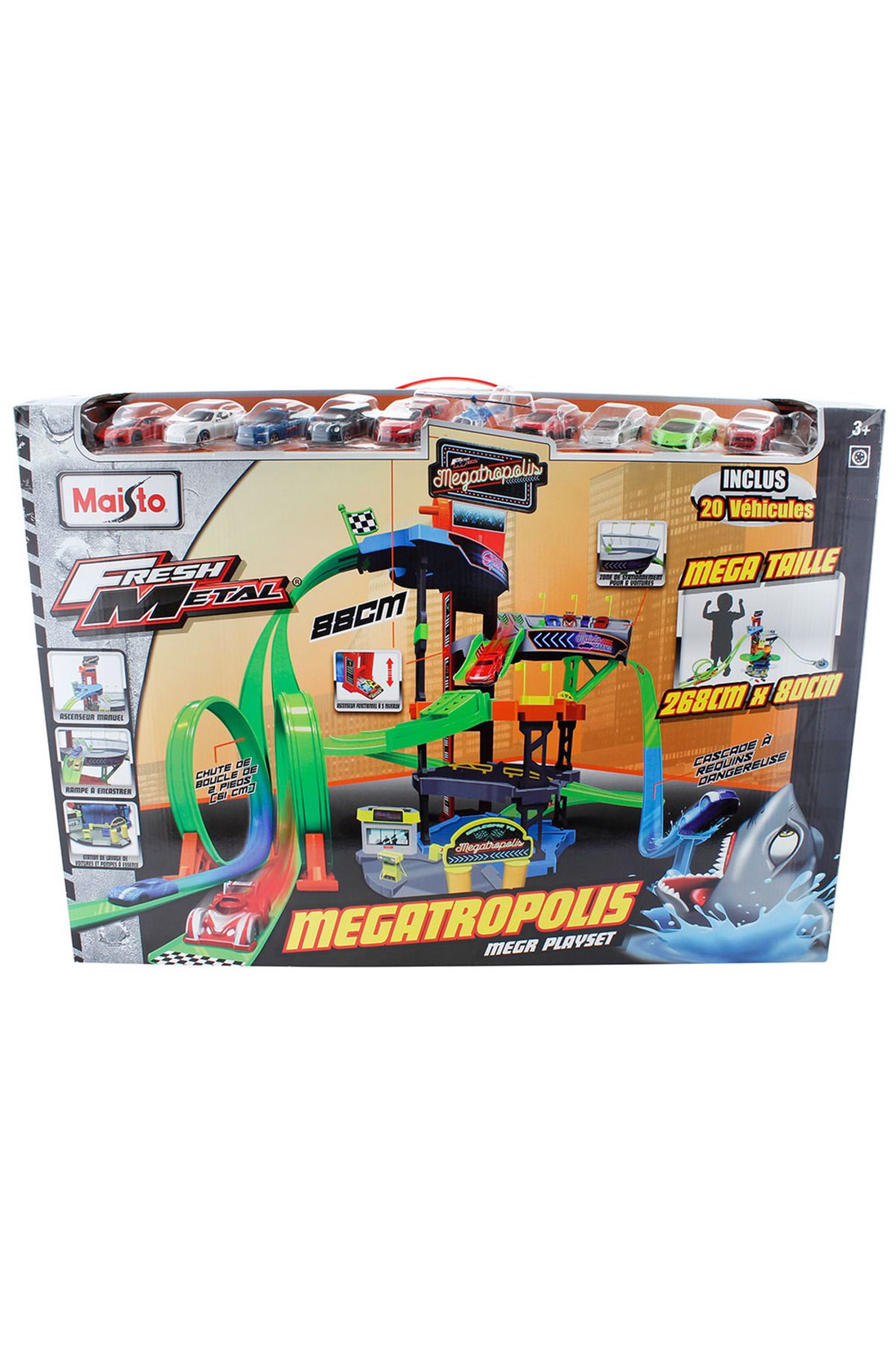 Maisto Fresh Metal Maisto Megatropolis 20 Araçlı Garaj Oyun Seti